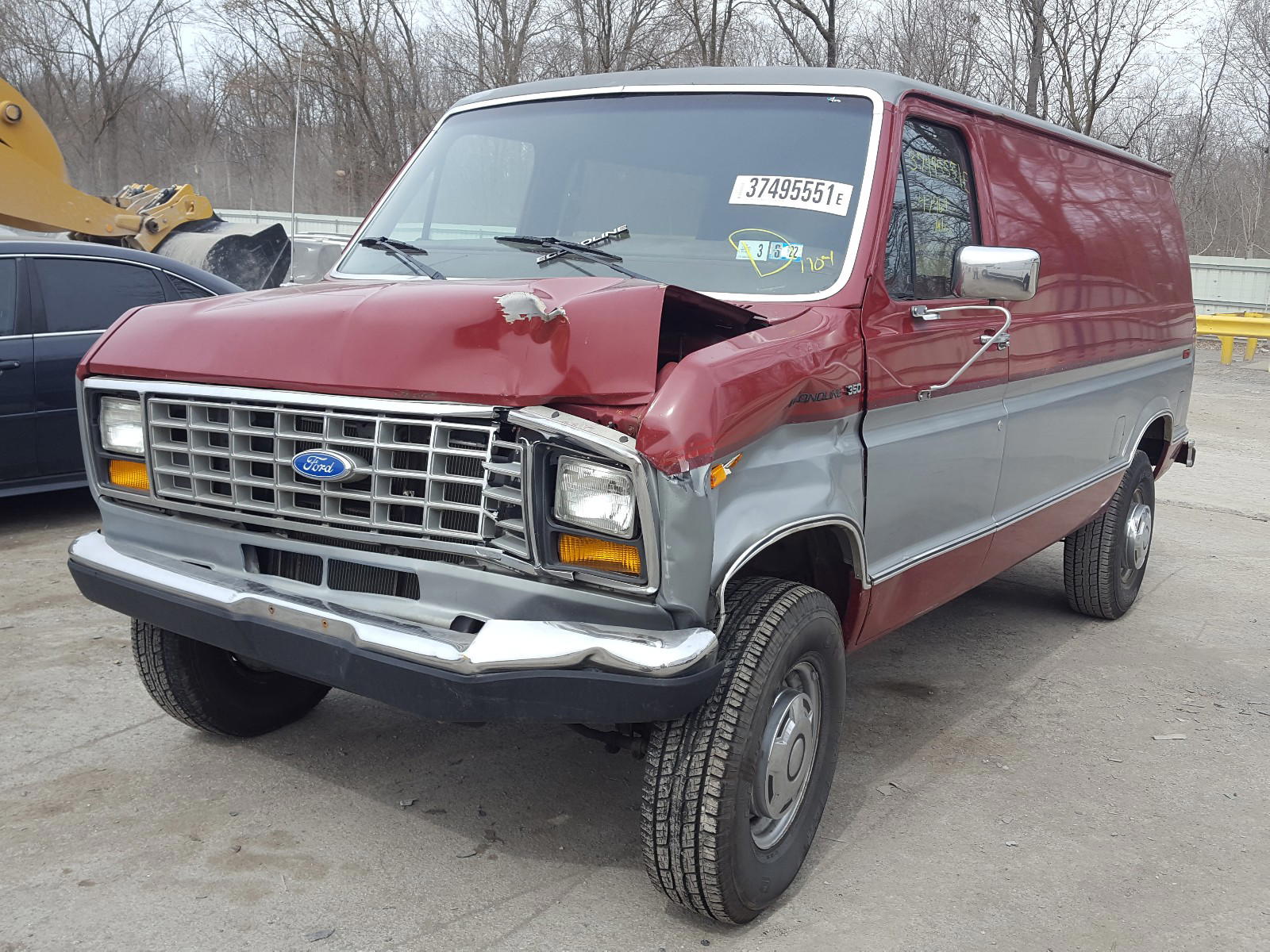 Photo 2 from auction – 1990 FORD ECONOLINE with VIN 1FTJE34H0LHA59918