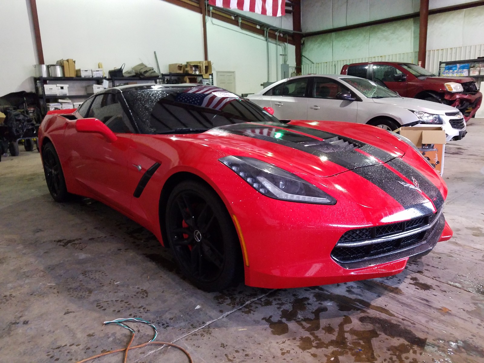 CHEVROLET CORVETTE S 2014 with VIN 1G1YH2D75E5106798 - Photo from auction