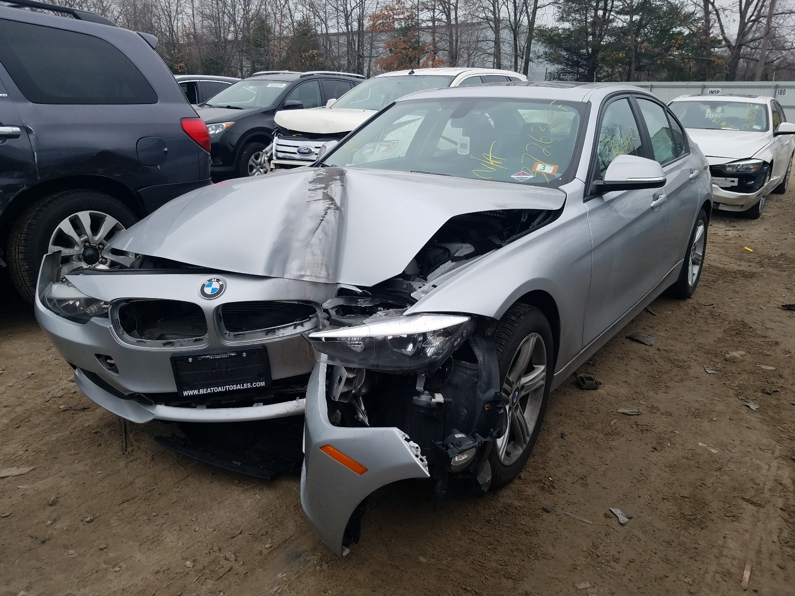 Photo 2 from auction – 2014 BMW 320 I XDRI with VIN WBA3C3G55ENR25694