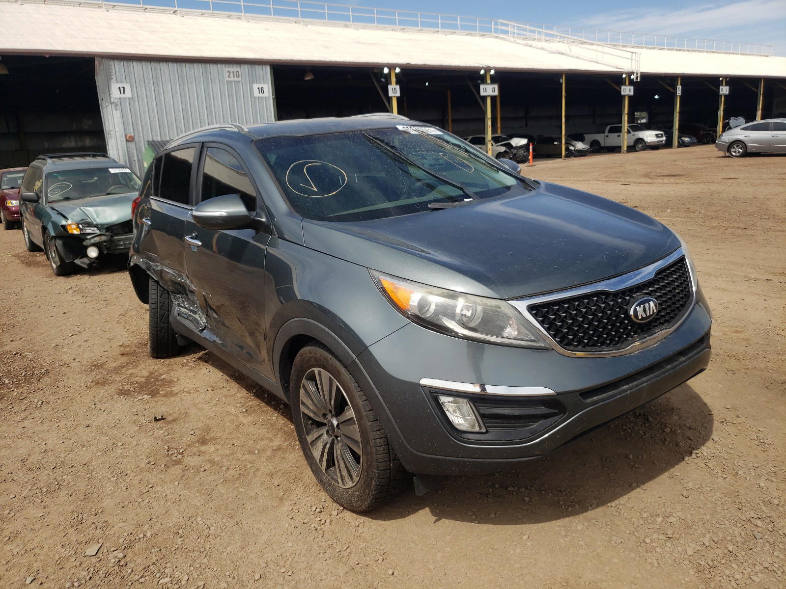 KIA SPORTAGE E 2014 with VIN KNDPC3AC1E7558759 - Photo from auction