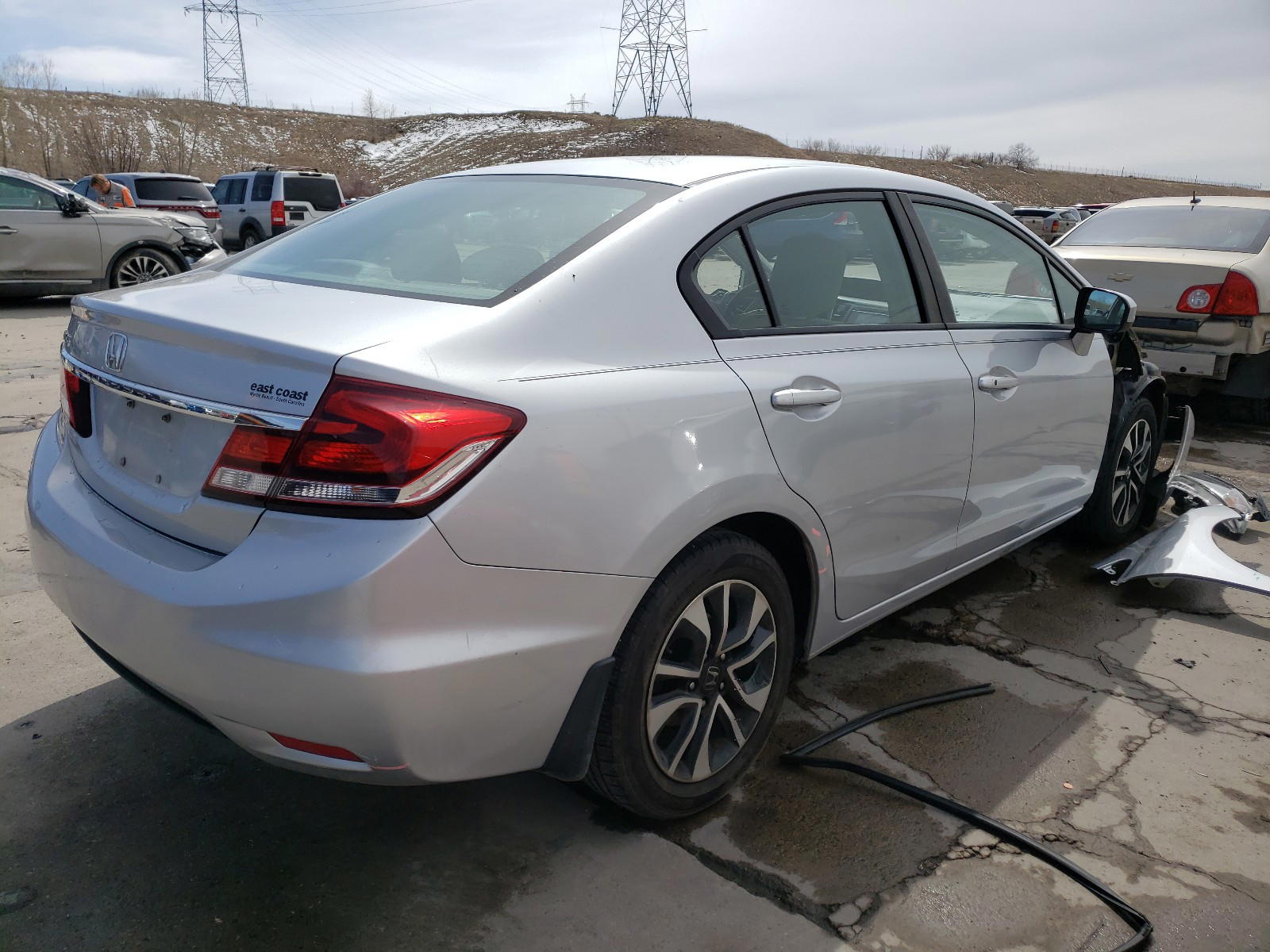 Photo 4 from auction – 2014 HONDA CIVIC EX with VIN 2HGFB2F89EH524927
