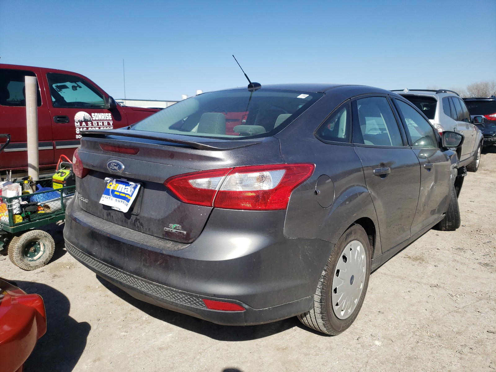 Photo 4 from auction – 2014 FORD FOCUS SE with VIN 1FADP3F2XEL393637
