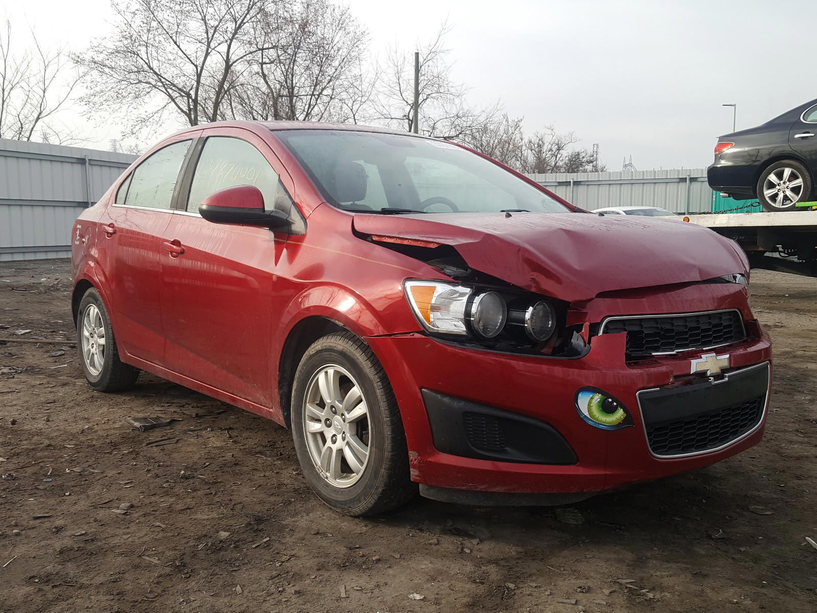 CHEVROLET SONIC LT 2012 with VIN 1G1JC5SH7C4201781 - Photo from auction