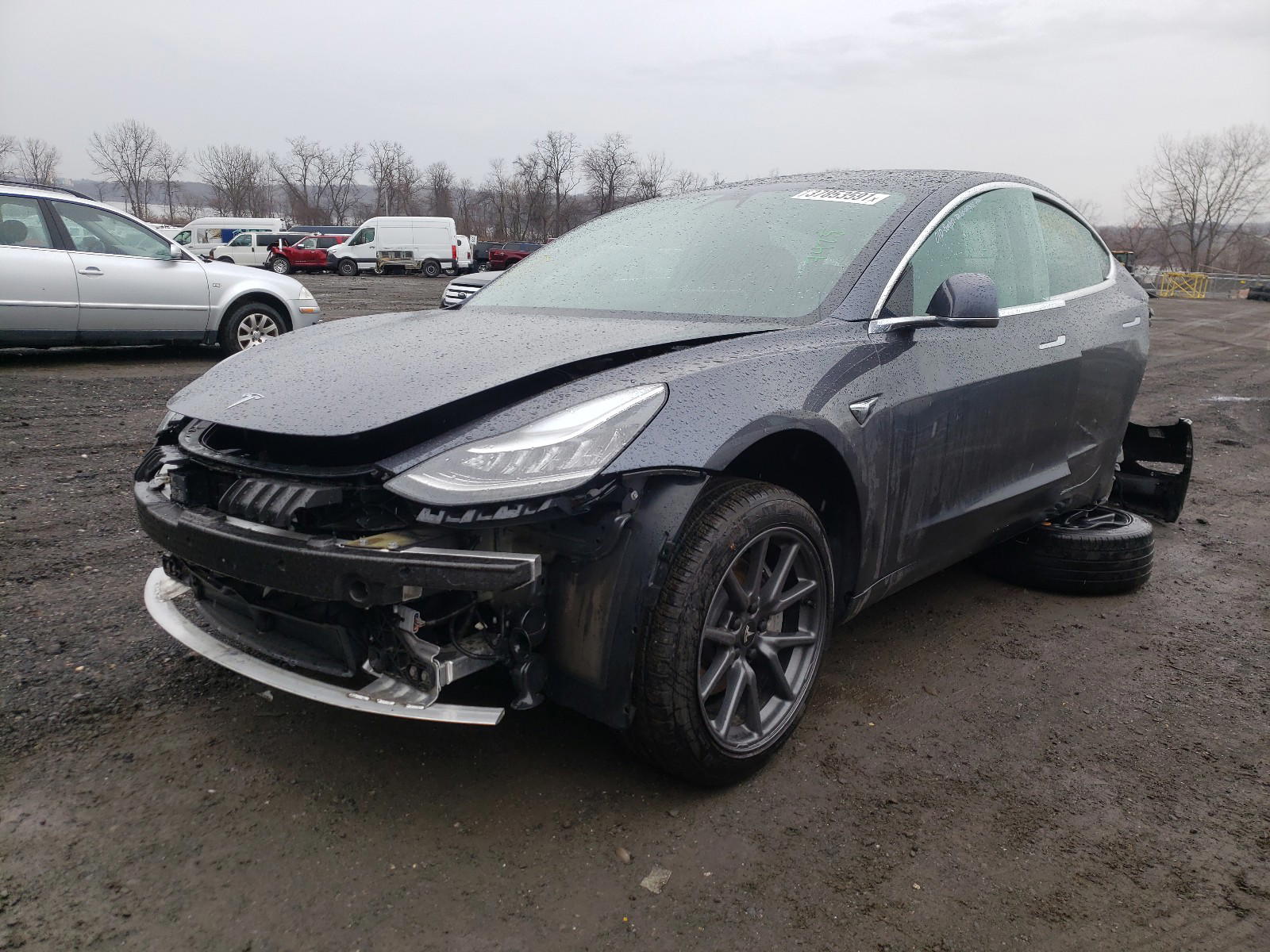 Photo 2 from auction – 2019 TESLA MODEL 3 with VIN 5YJ3E1EA7KF406402
