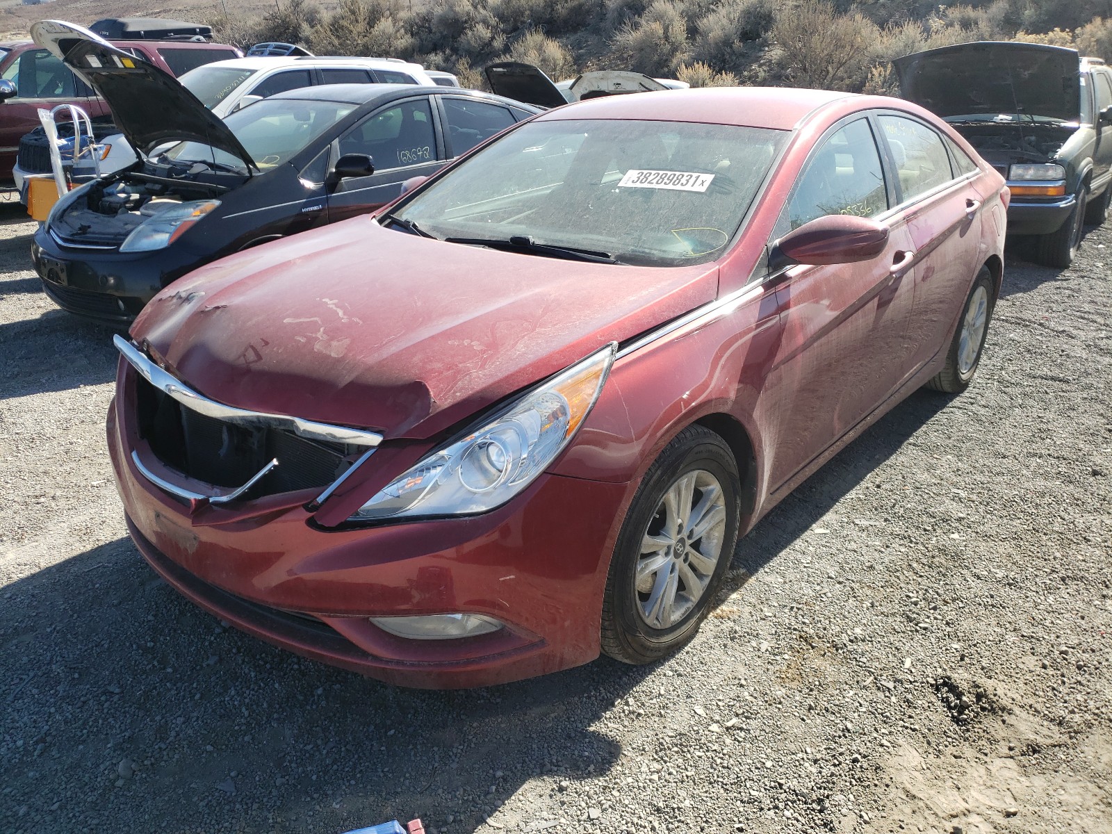 Photo 2 from auction – 2013 HYUNDAI SONATA GLS with VIN 5NPEB4AC4DH563934
