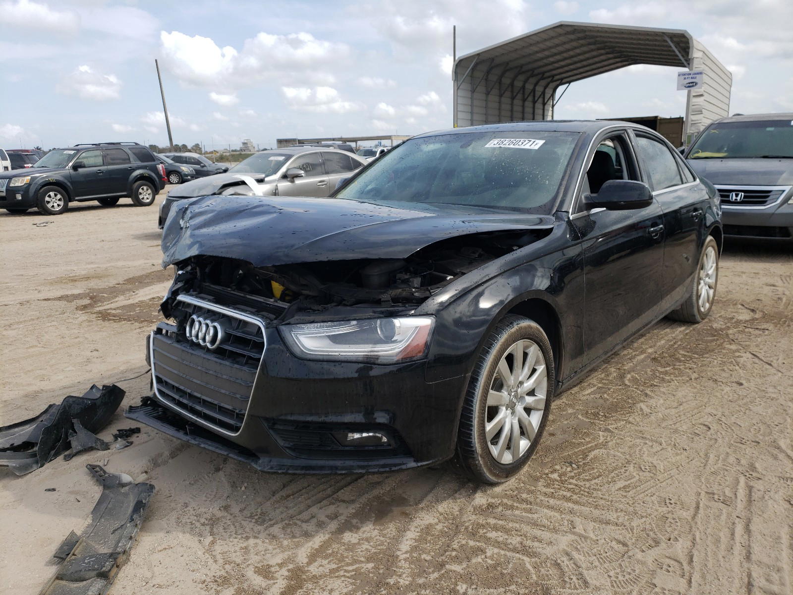 Photo 2 from auction – 2013 AUDI A4 PREMIUM with VIN WAUAFAFL4DN027380