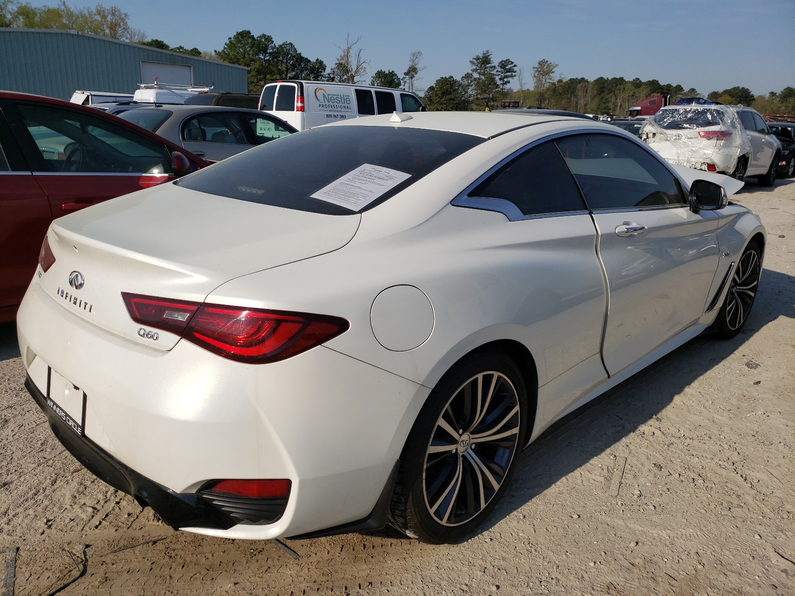 Photo 4 from auction – 2017 INFINITI Q60 PREMIU with VIN JN1EV7EL7HM550340