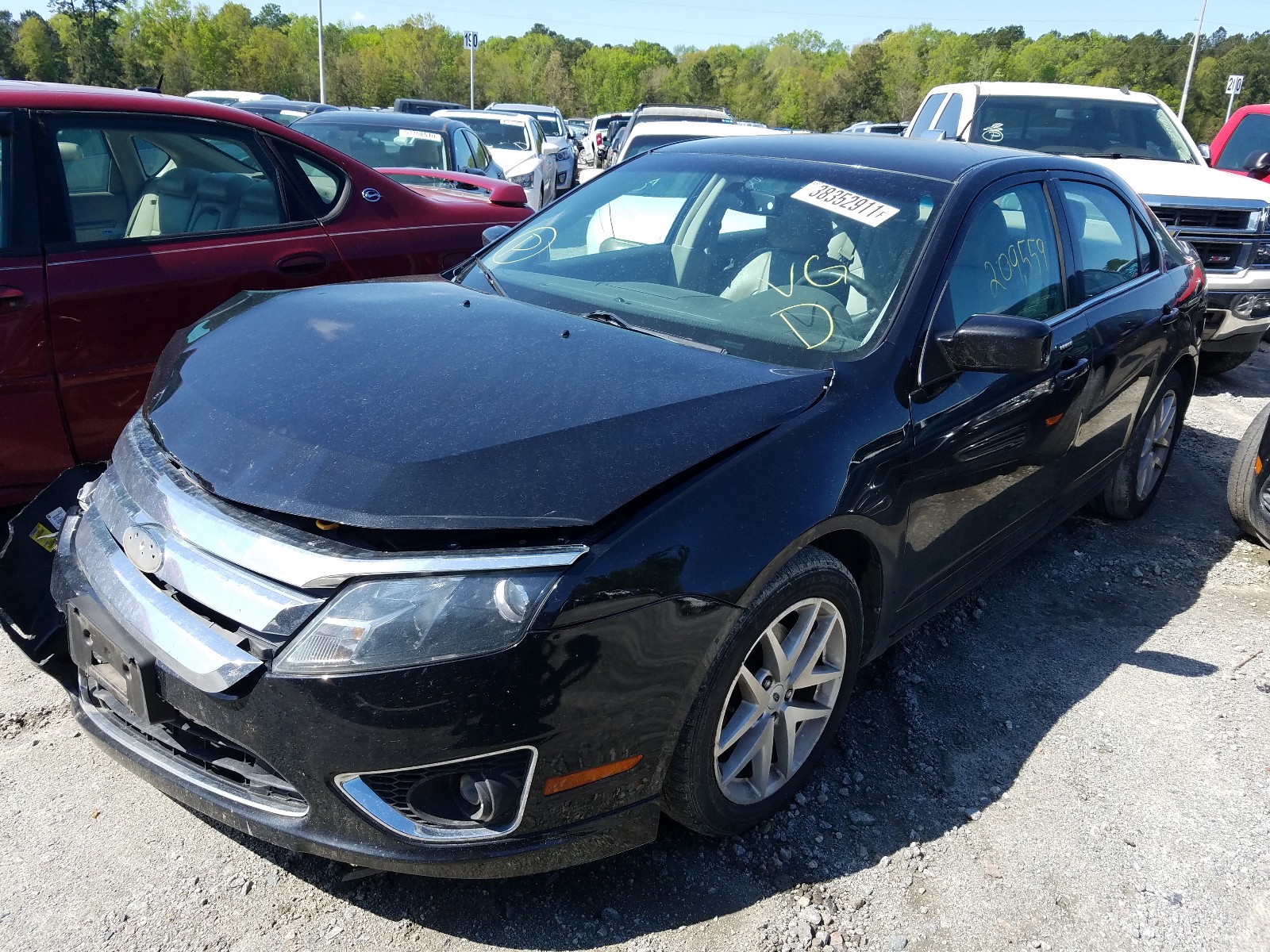 Photo 2 from auction – 2012 FORD FUSION SEL with VIN 3FAHP0JA3CR355227