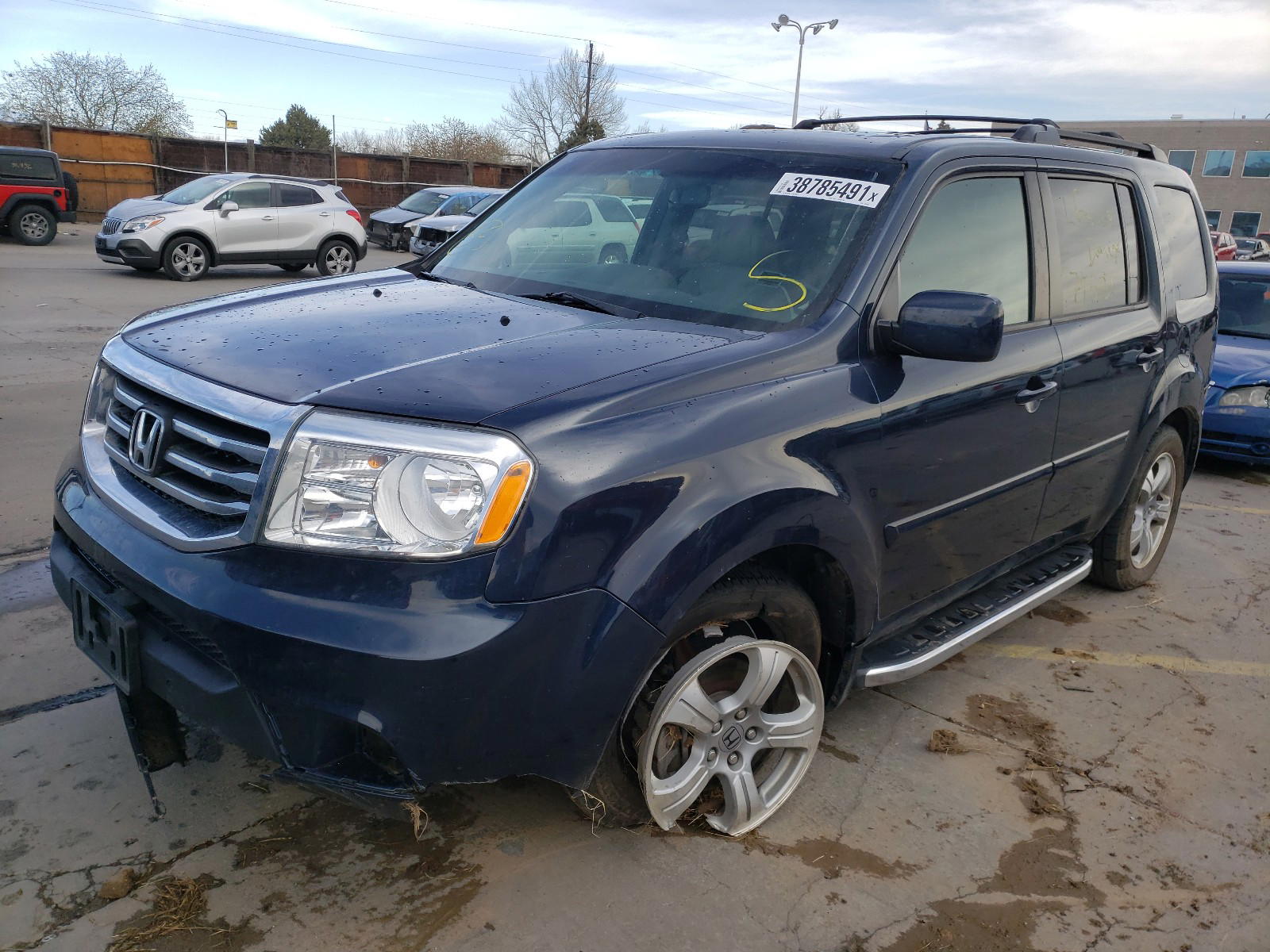 Photo 2 from auction – 2012 HONDA PILOT EXL with VIN 5FNYF4H62CB040846