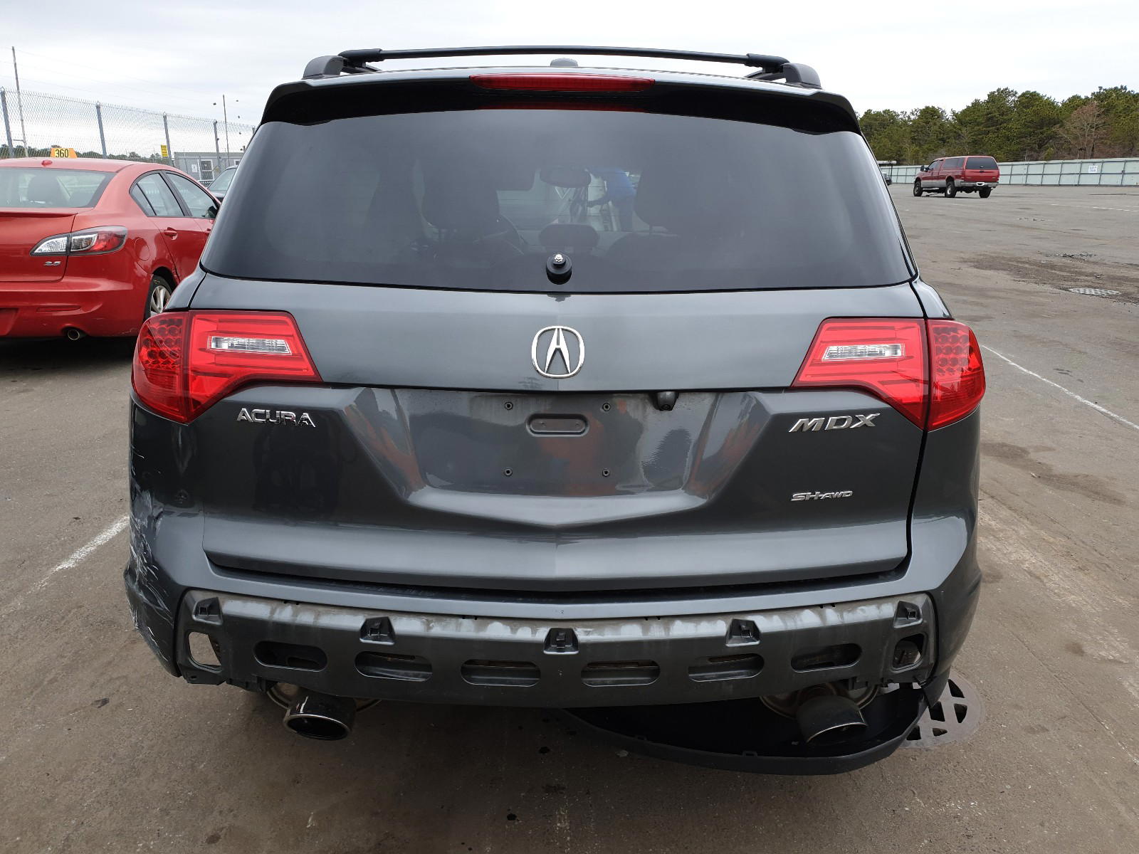 Photo 9 from auction – 2007 ACURA MDX TECHNO with VIN 2HNYD28417H530150