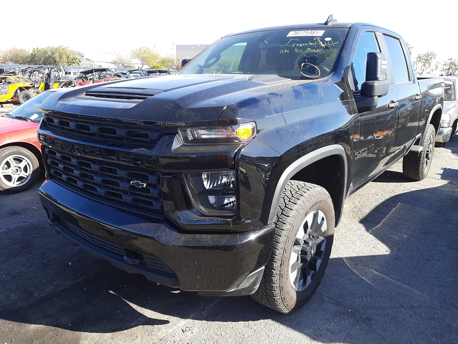Photo 2 from auction – 2020 CHEVROLET SILVERADO with VIN 1GC4YME70LF187782