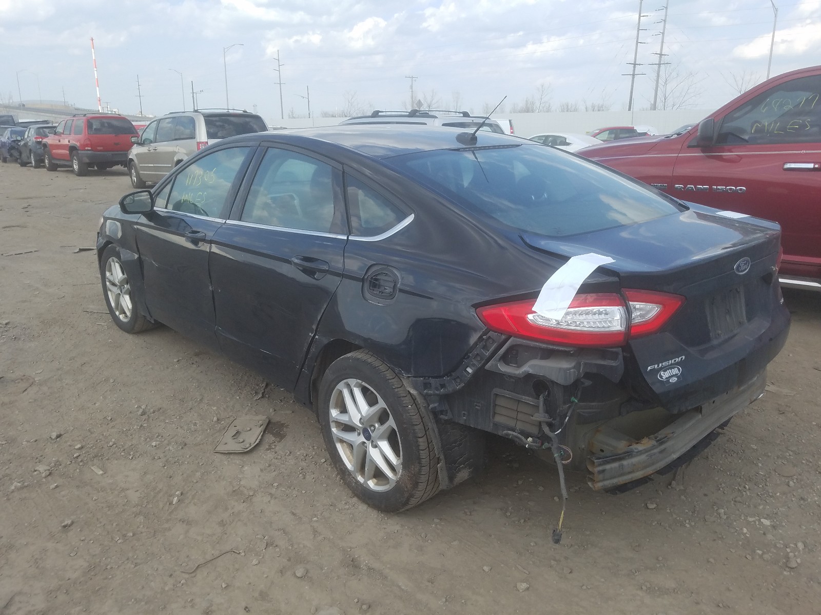 صورة رقم 3 من المزاد - 2016 FORD FUSION SE مع VIN 3FA6P0H70GR256100