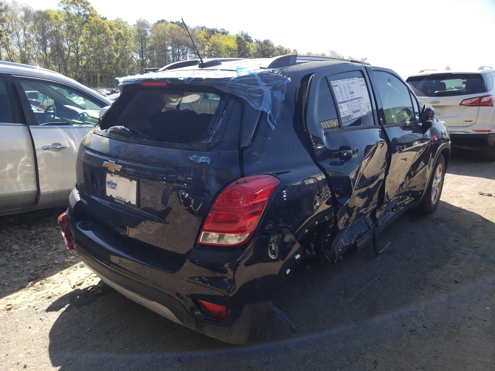 Photo 4 from auction – 2021 CHEVROLET TRAX with VIN KL7CJLSB7MB315086