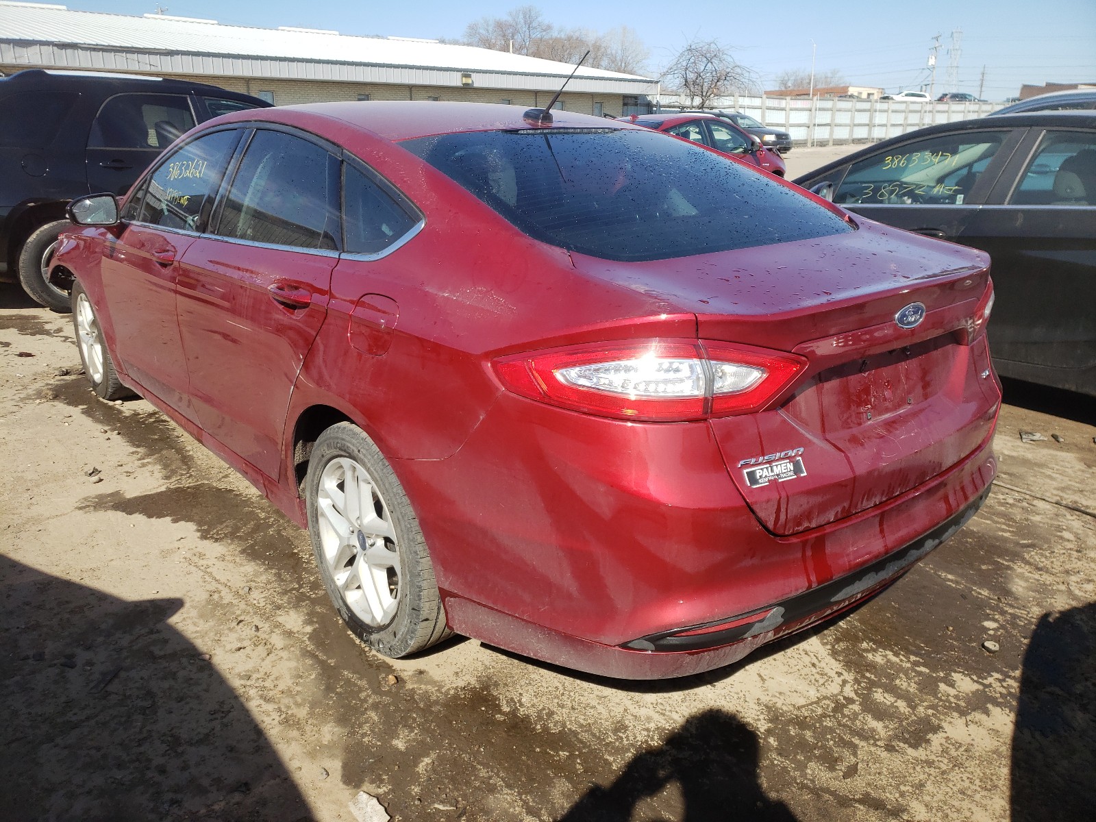 Photo 3 from auction – 2014 FORD FUSION SE with VIN 3FA6P0H71ER374251