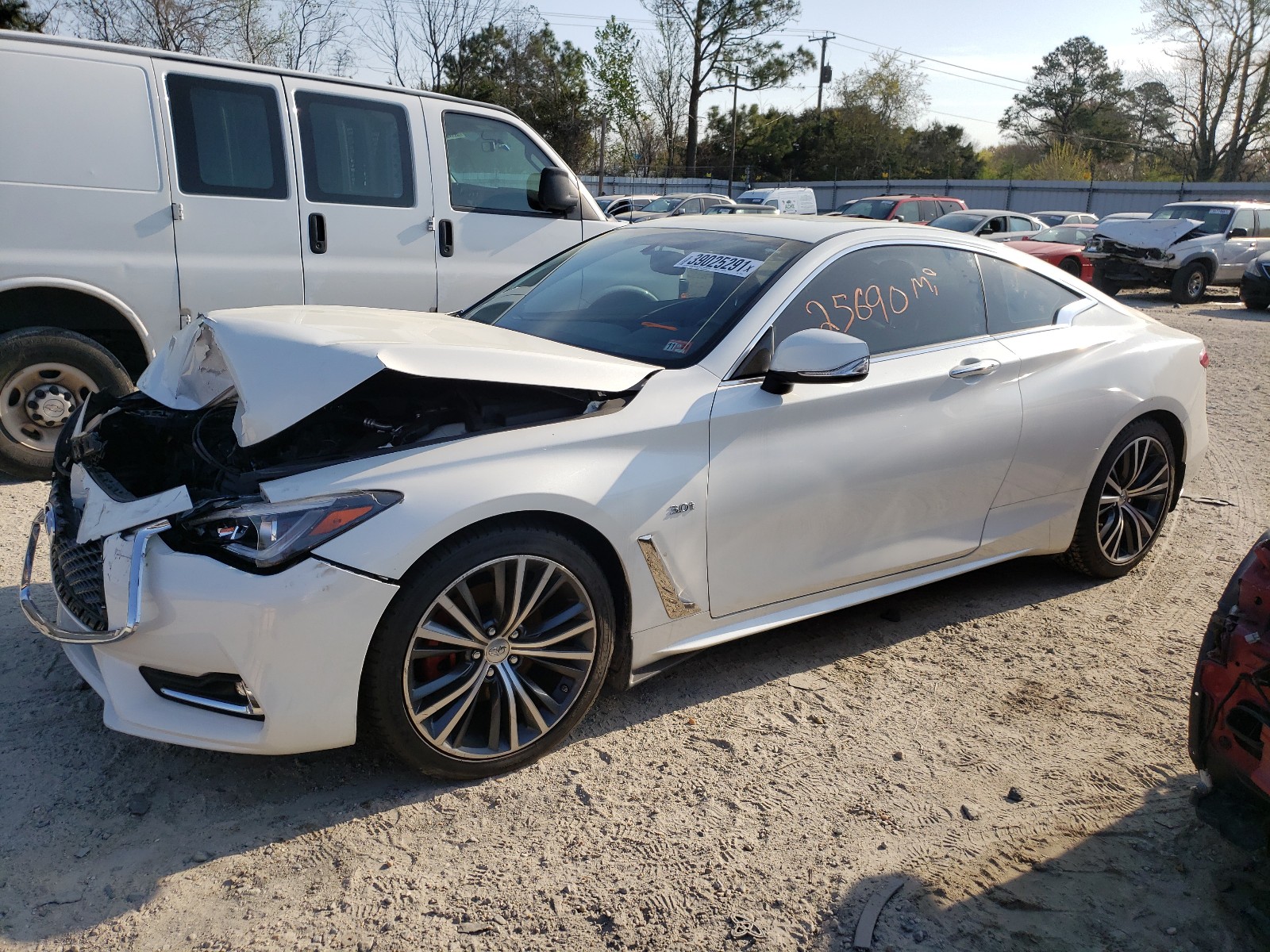 Photo 2 from auction – 2017 INFINITI Q60 PREMIU with VIN JN1EV7EL7HM550340