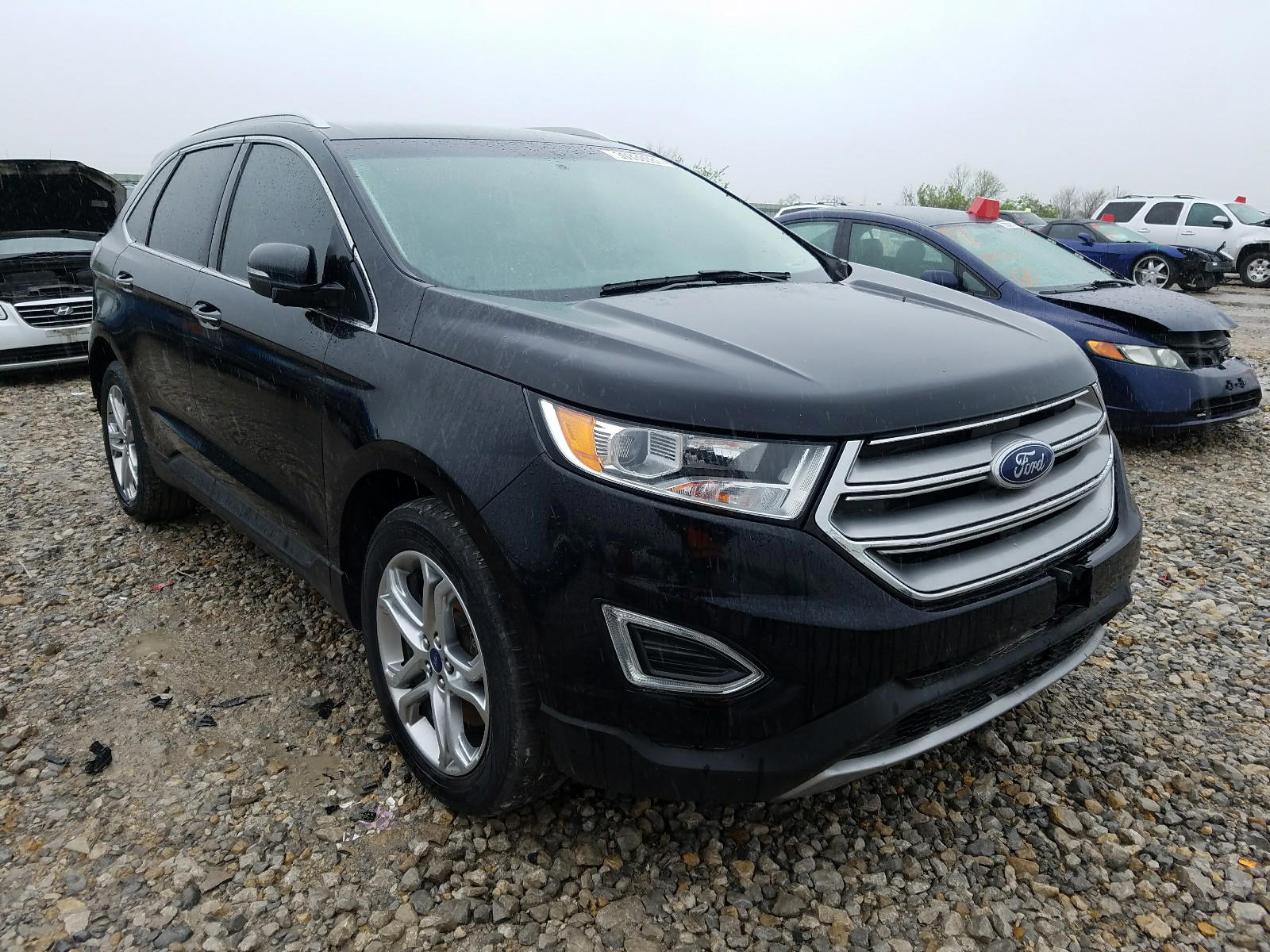 FORD EDGE TITAN 2017 with VIN 2FMPK4K92HBC13288 - Photo from auction