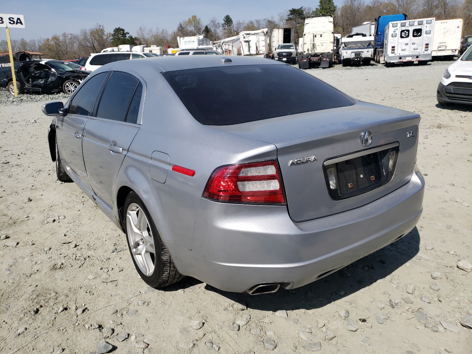 Photo 3 from auction – 2007 ACURA TL with VIN 19UUA66277A005955