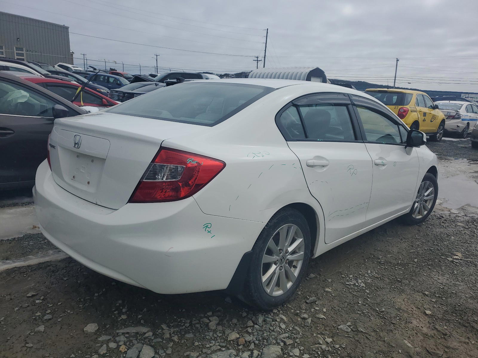 Photo 4 from auction – 2012 HONDA CIVIC LX with VIN 2HGFB2F55CH043317