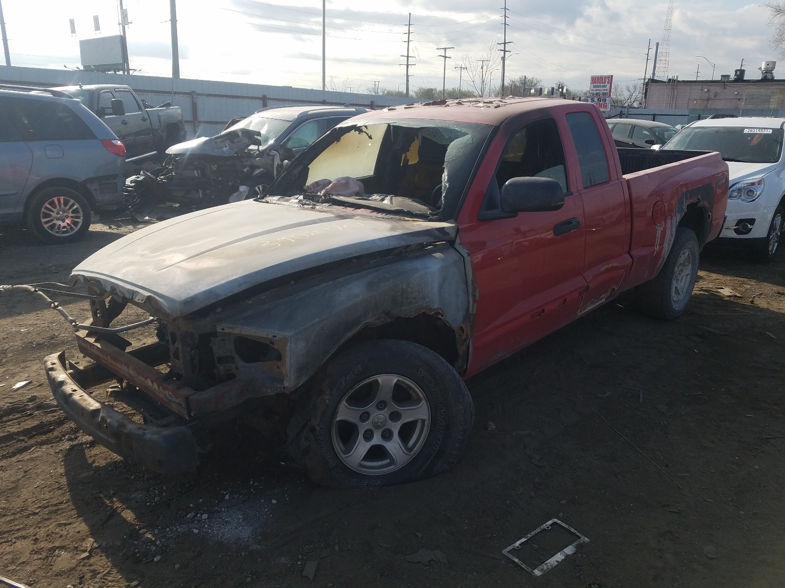 Photo 2 from auction – 2005 DODGE DAKOTA SLT with VIN 1D7HW42N35S200101