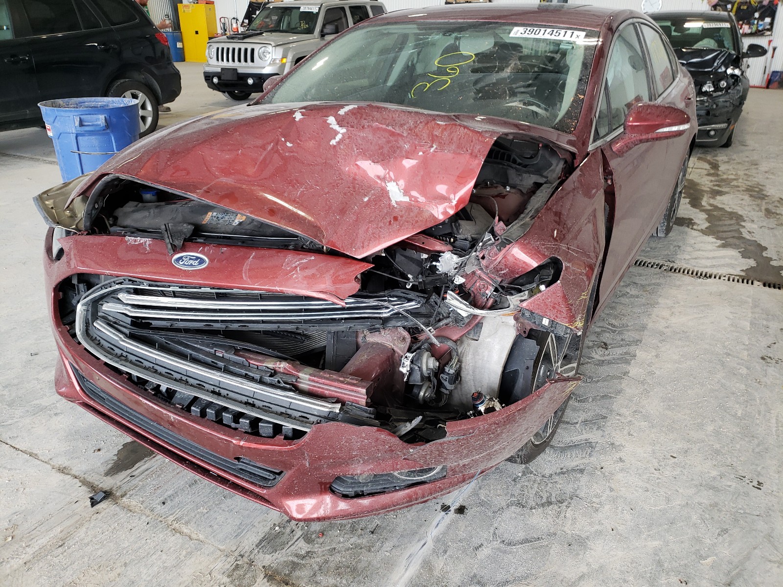 Photo 9 from auction – 2014 FORD FUSION SE with VIN 3FA6P0HDXER174605