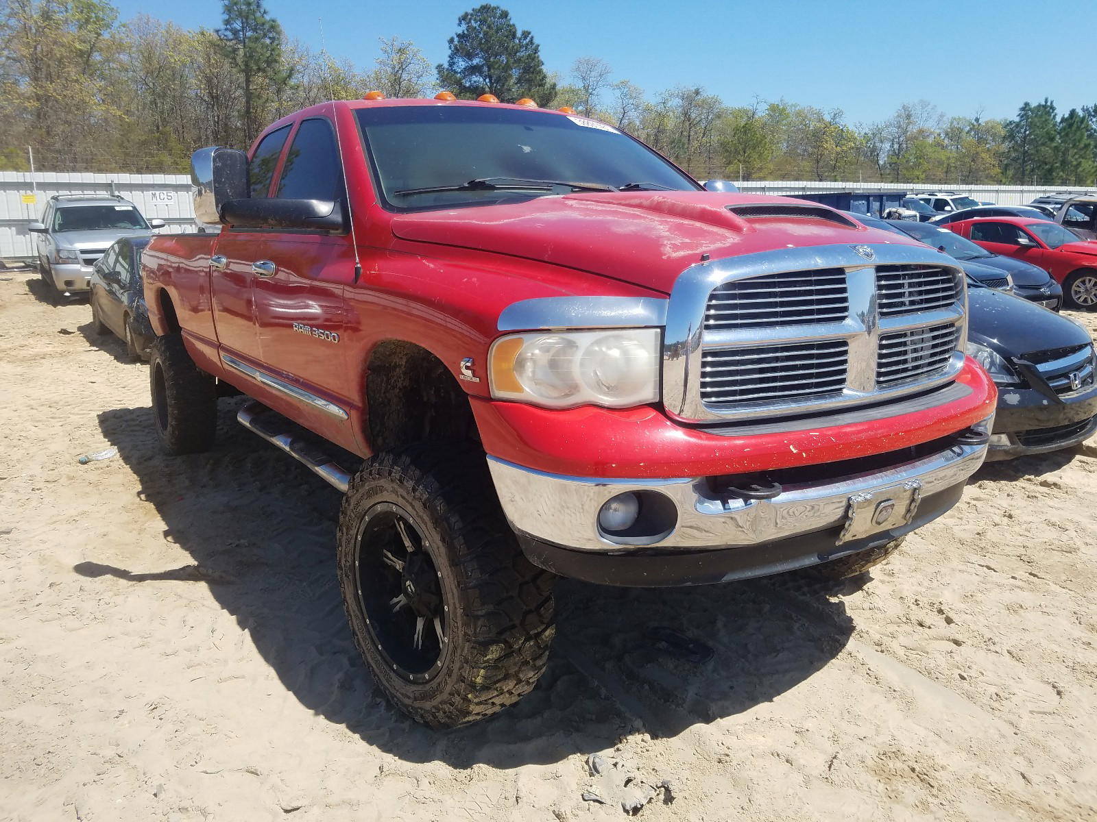 DODGE RAM 3500 S 2004 with VIN 3D7LU38CX4G216771 - Photo from auction