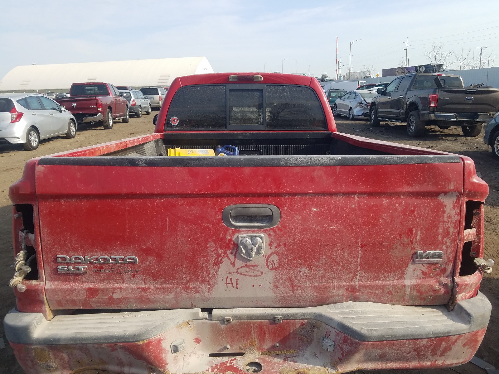 Photo 6 from auction – 2005 DODGE DAKOTA SLT with VIN 1D7HW42N35S200101