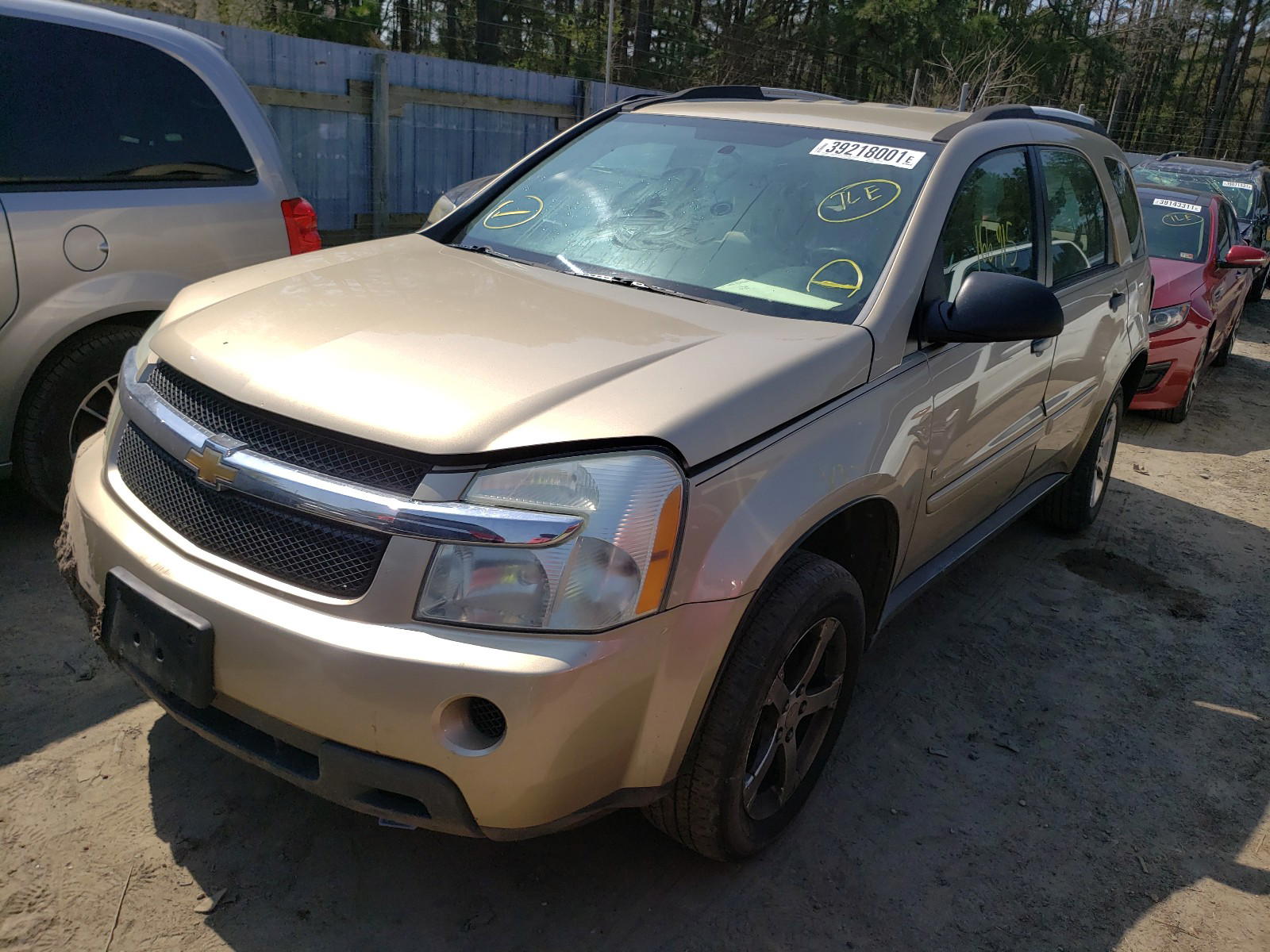 Photo 2 from auction – 2007 CHEVROLET EQUINOX LS with VIN 2CNDL13F676088192