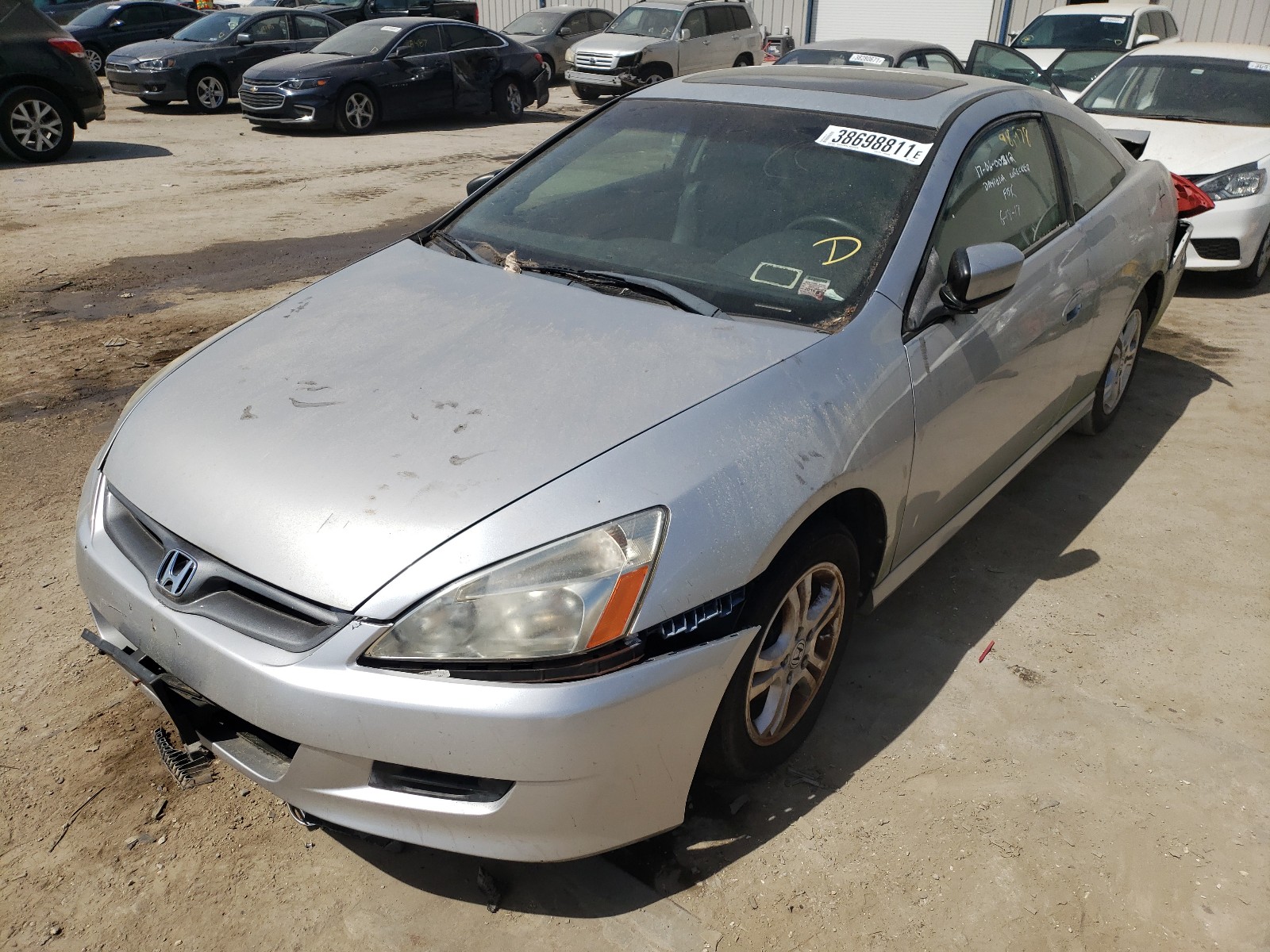 Photo 2 from auction – 2007 HONDA ACCORD EX with VIN 1HGCM726X7A019544