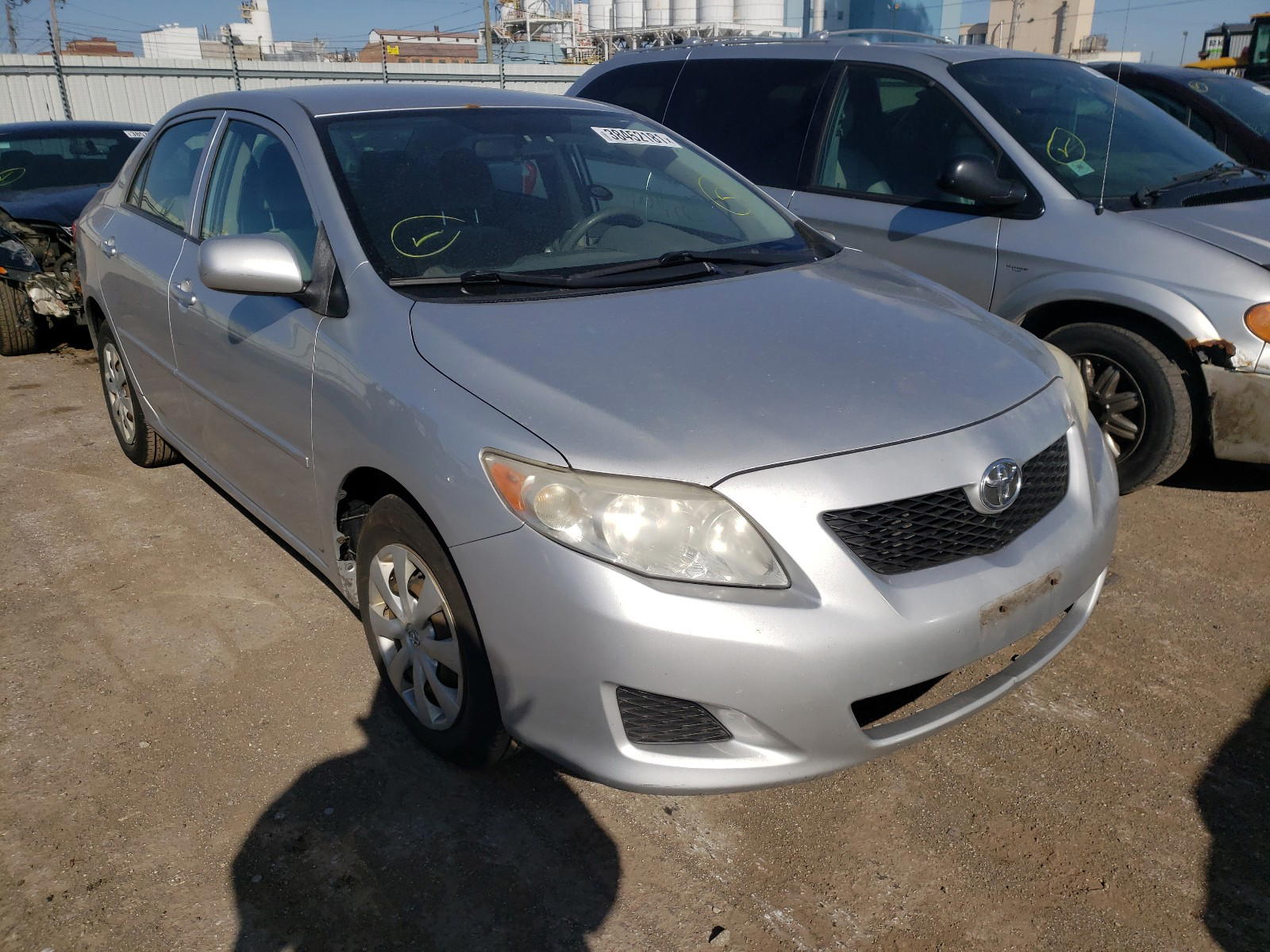 TOYOTA COROLLA BA 2009 with VIN JTDBL40E299025655 - Photo from auction