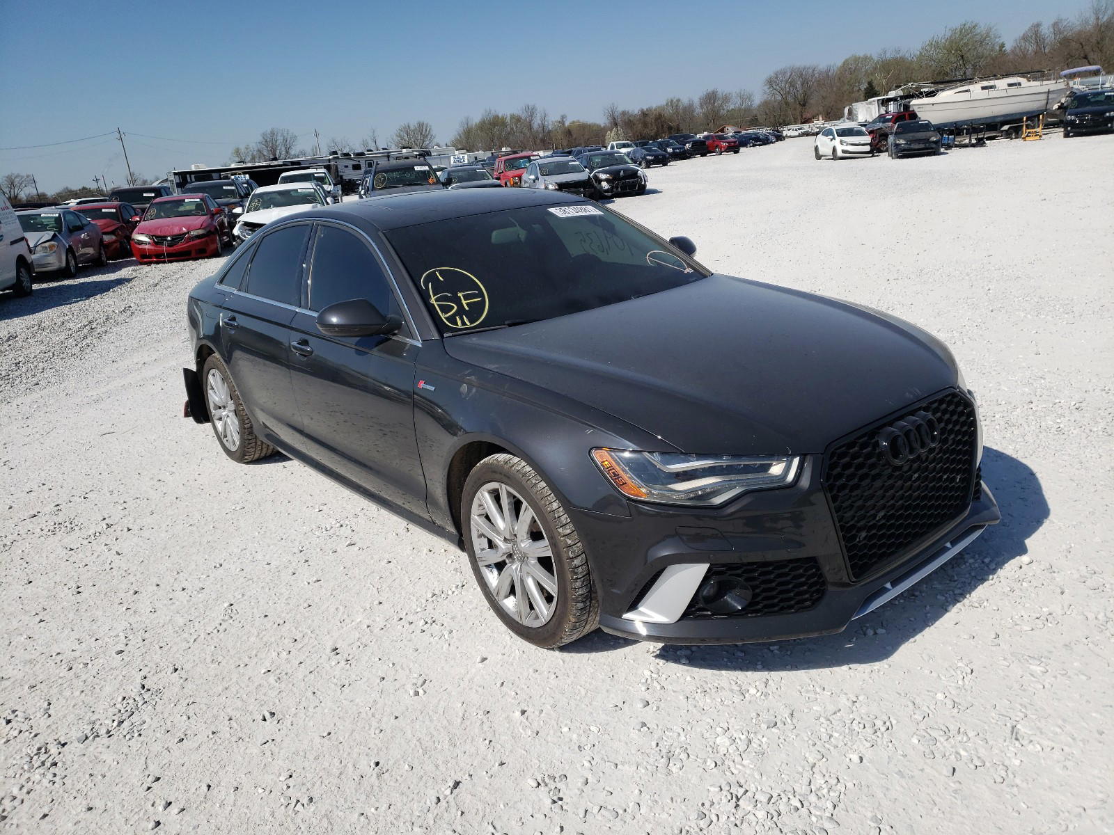 AUDI A6 PRESTIG 2013 with VIN WAUHGAFC4DN055448 - Photo from auction