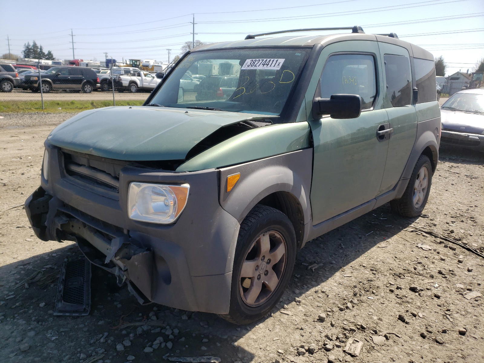 Photo 2 from auction – 2004 HONDA ELEMENT EX with VIN 5J6YH28534L026646
