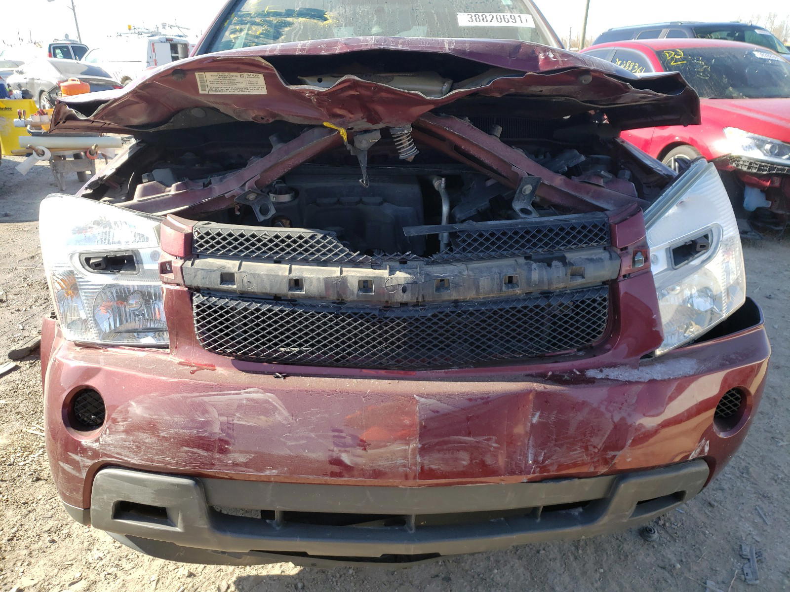 Photo 9 from auction – 2008 CHEVROLET EQUINOX LT with VIN 2CNDL43F086315329