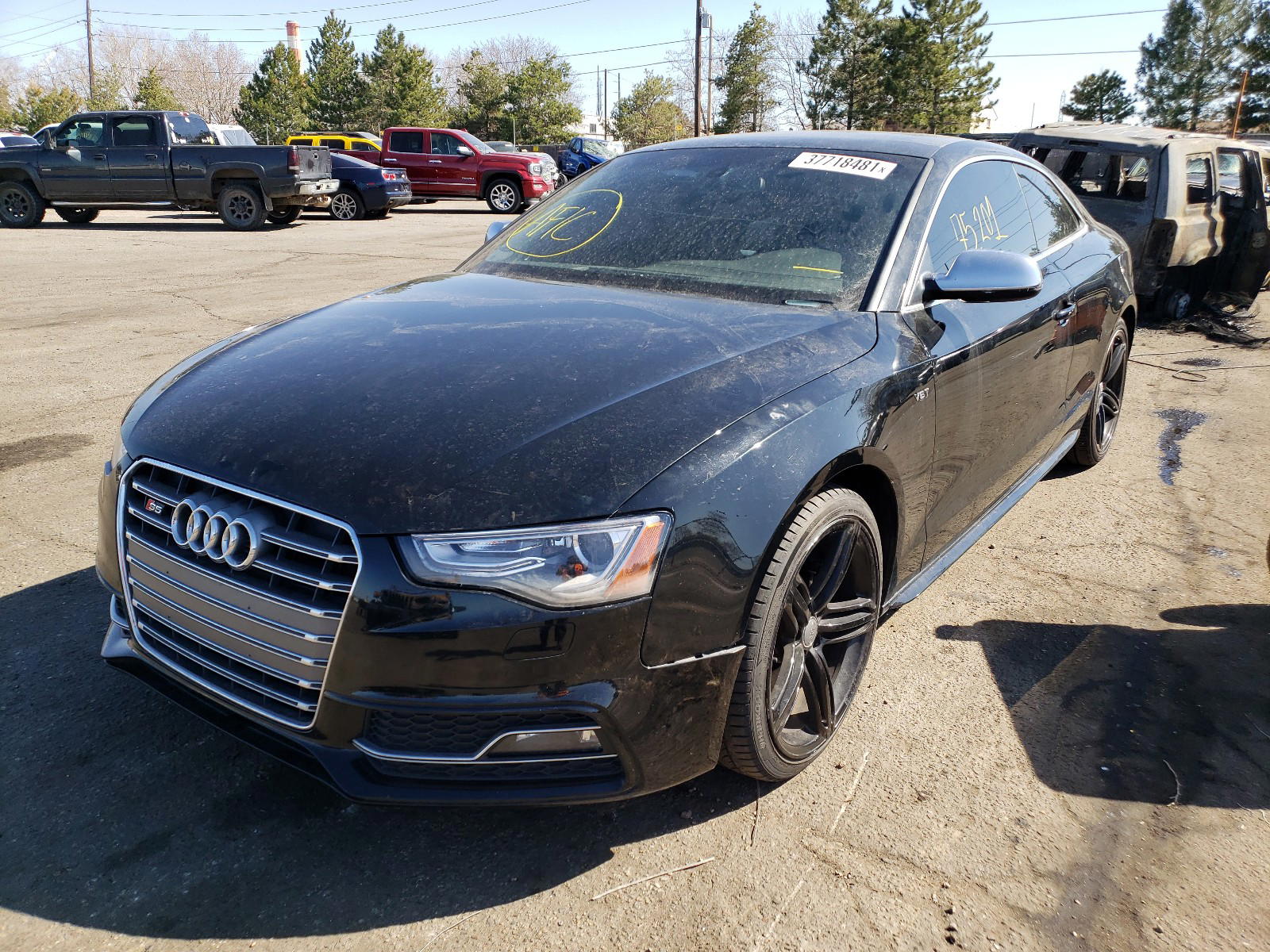 Photo 2 from auction – 2013 AUDI S5 PREMIUM with VIN WAUCGAFR9DA017154