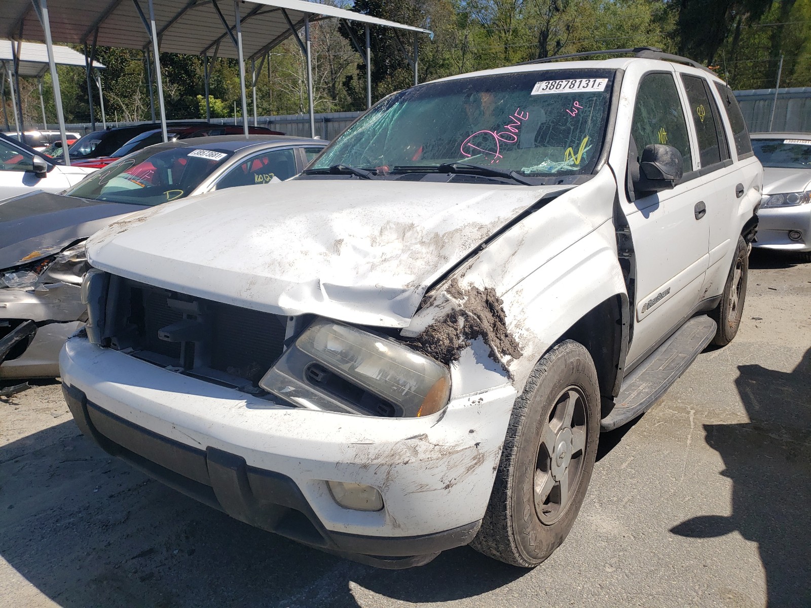 Photo 2 from auction – 2003 CHEVROLET TRAILBLAZE with VIN 1GNDS13S432249898