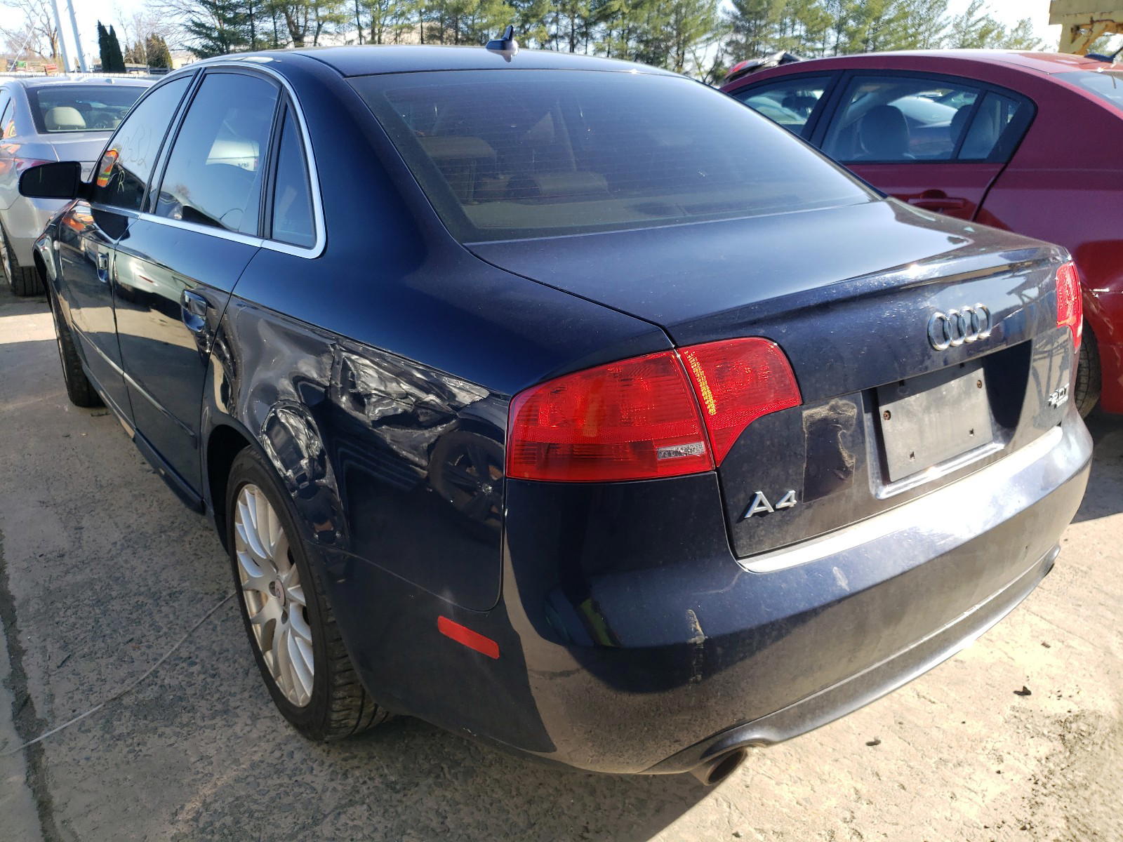 Photo 3 from auction – 2008 AUDI A4 2.0T QU with VIN WAUDF78E98A158302