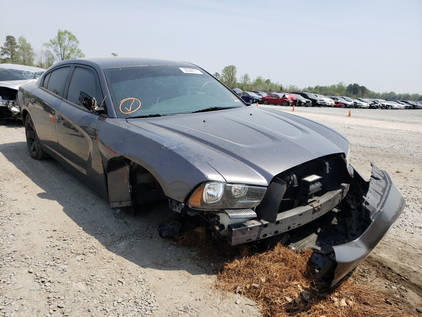 DODGE CHARGER PO 2014 with VIN 2C3CDXAT6EH322233 - Photo from auction