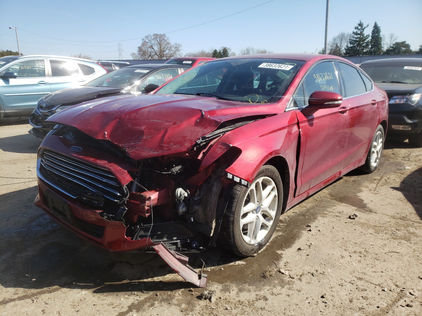 Photo 2 from auction – 2014 FORD FUSION SE with VIN 3FA6P0H71ER374251
