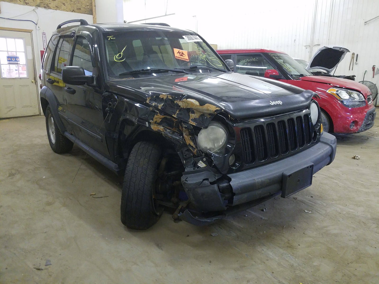 Photo 9 from auction – 2007 JEEP LIBERTY SP with VIN 1J4GL48K57W685357
