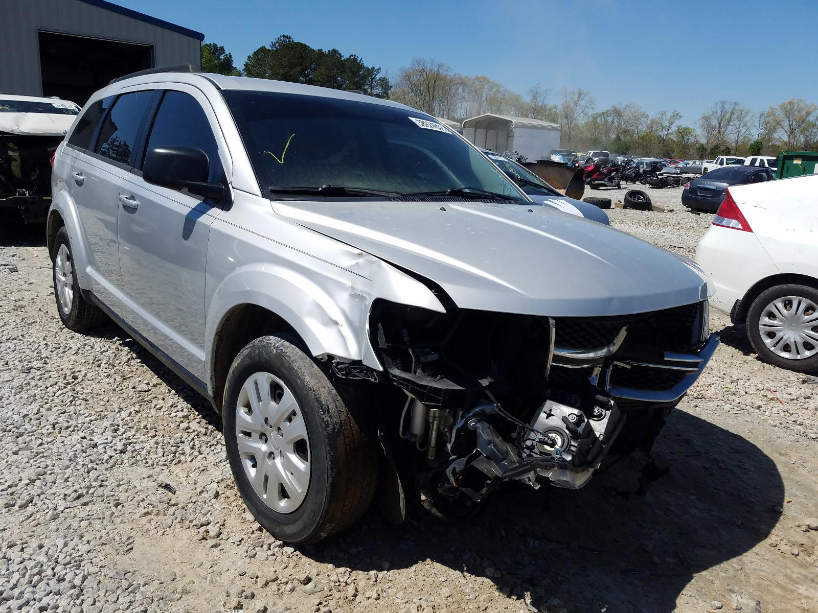 DODGE JOURNEY SE 2014 with VIN 3C4PDDAG2ET223625 - Photo from auction
