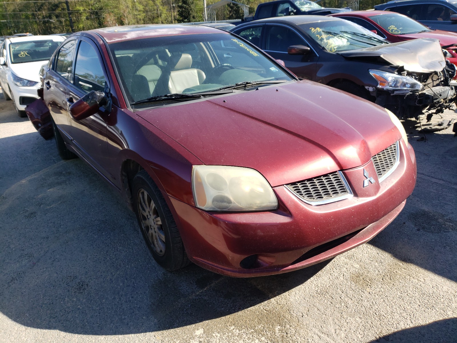 MITSUBISHI GALANT ES 2006 with VIN 4A3AB56F76E015062 - Photo from auction