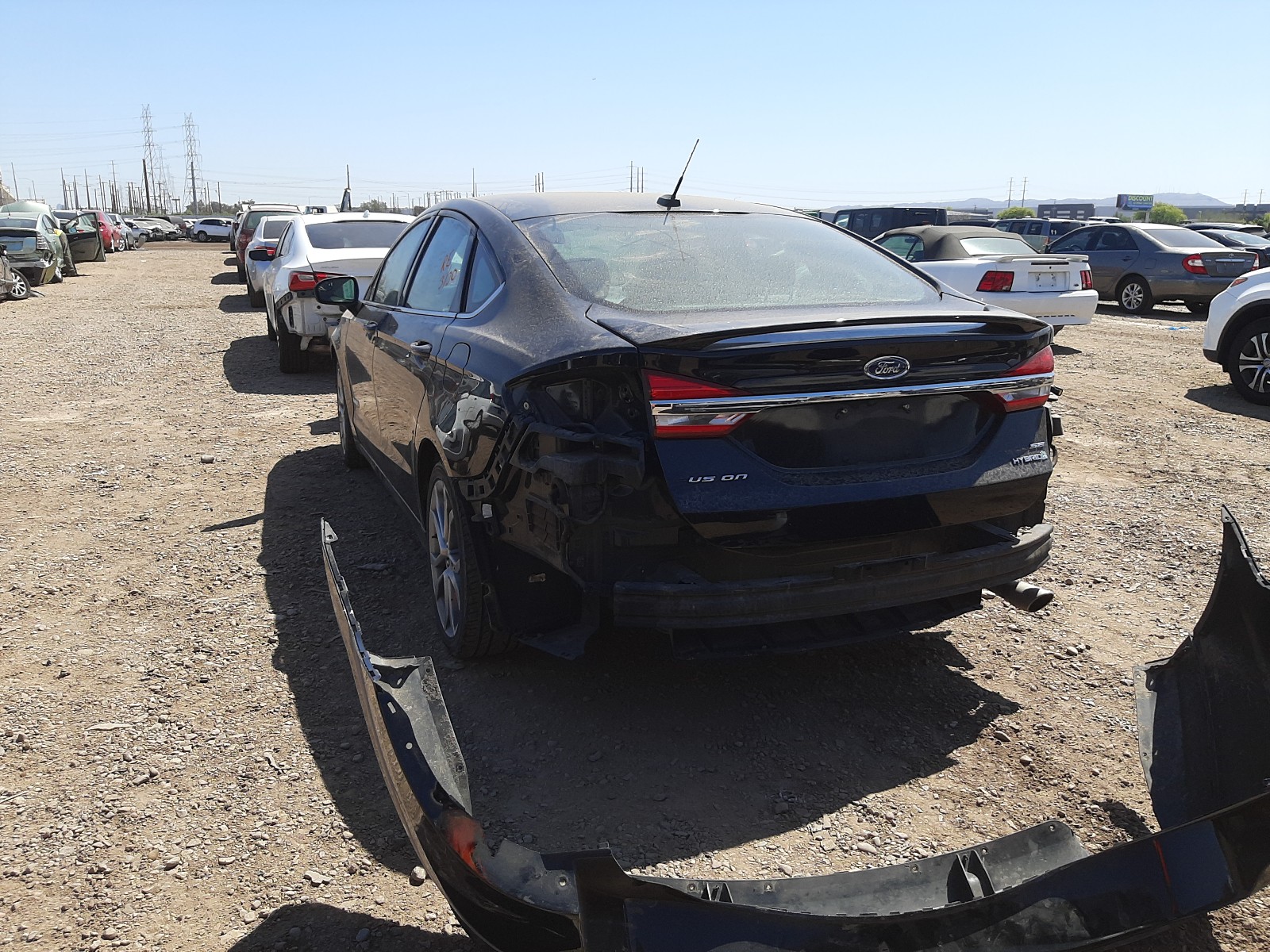 Photo 3 from auction – 2017 FORD FUSION SE with VIN 3FA6P0LU4HR316443