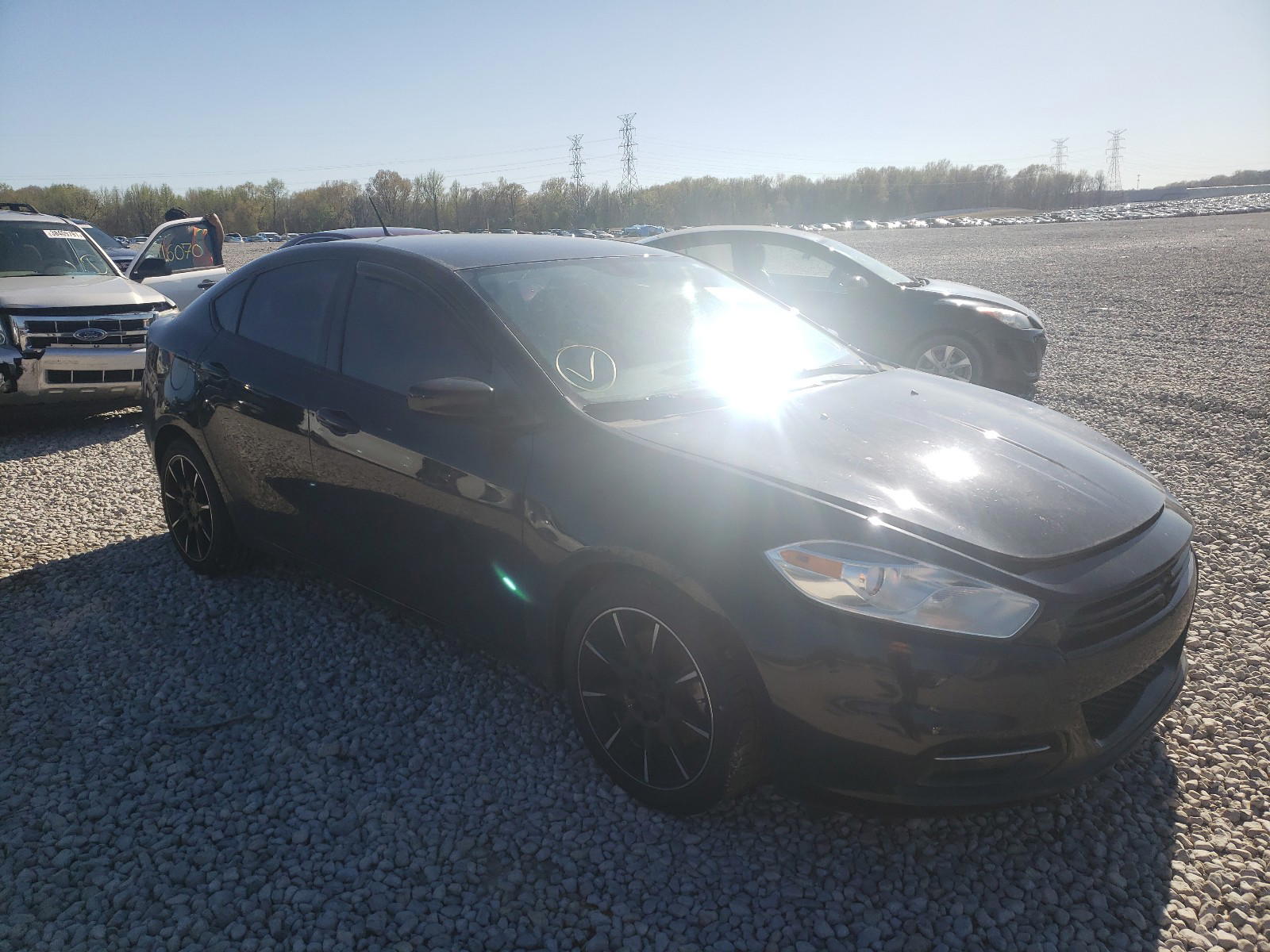 DODGE DART SE 2014 with VIN 1C3CDFAA9ED743630 - Photo from auction