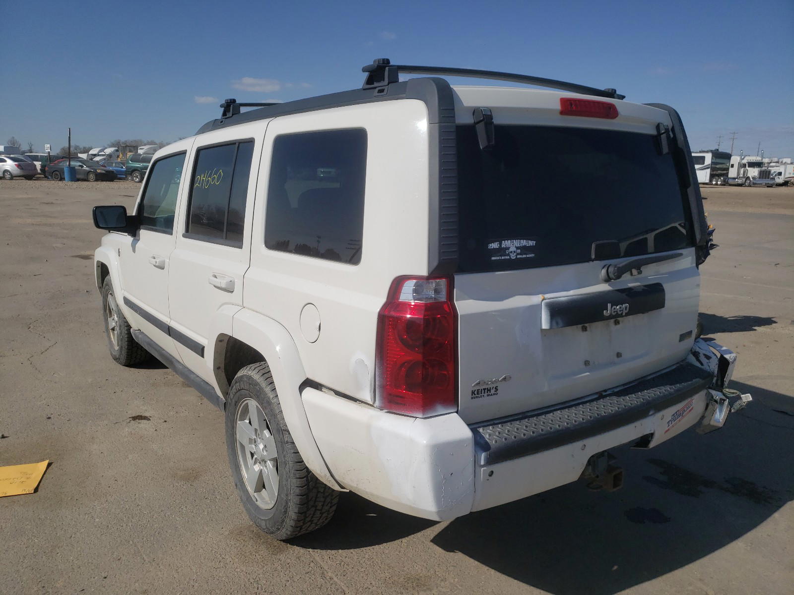Photo 3 from auction – 2007 JEEP COMMANDER with VIN 1J8HG48P27C598732