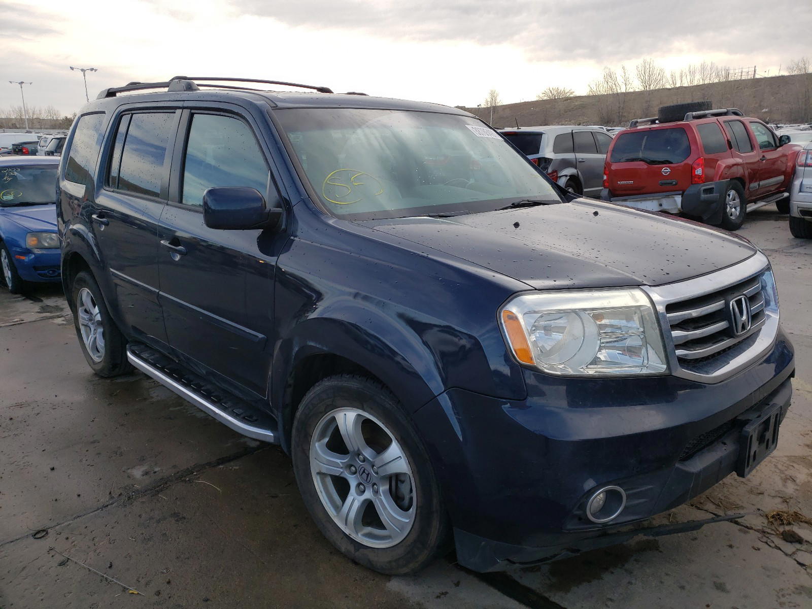 HONDA PILOT EXL 2012 with VIN 5FNYF4H62CB040846 - Photo from auction