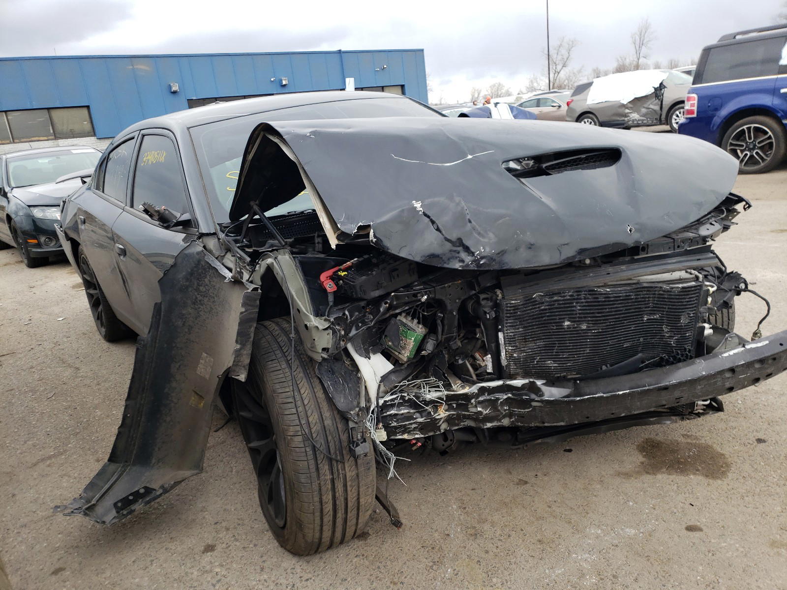 DODGE CHARGER R/ 2018 with VIN 2C3CDXGJ4JH273131 - Photo from auction