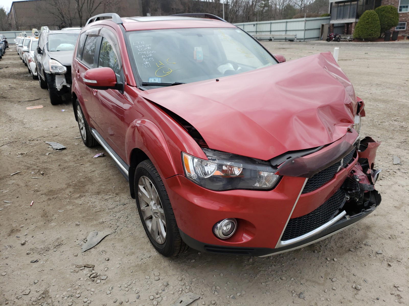 MITSUBISHI OUTLANDER 2012 with VIN JA4JT3AW4CU030349 - Photo from auction