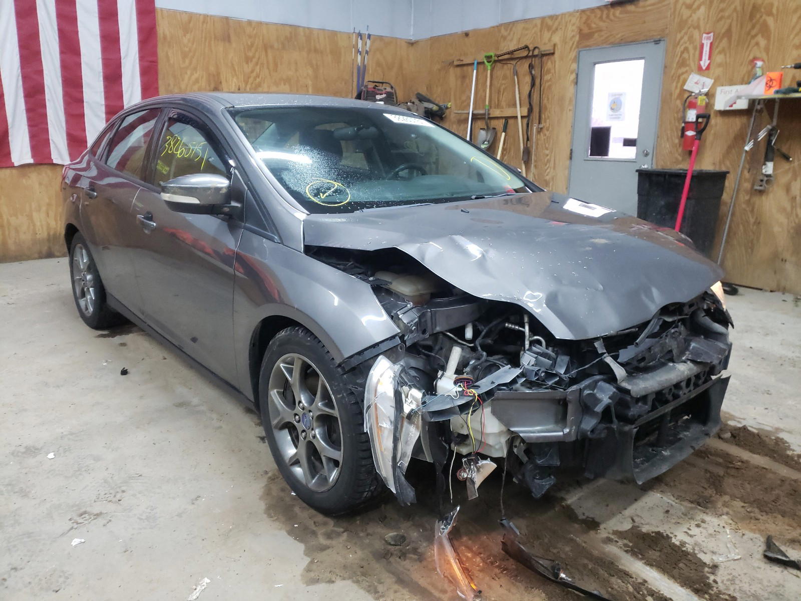 FORD FOCUS SE 2013 with VIN 1FADP3F24DL243022 - Photo from auction