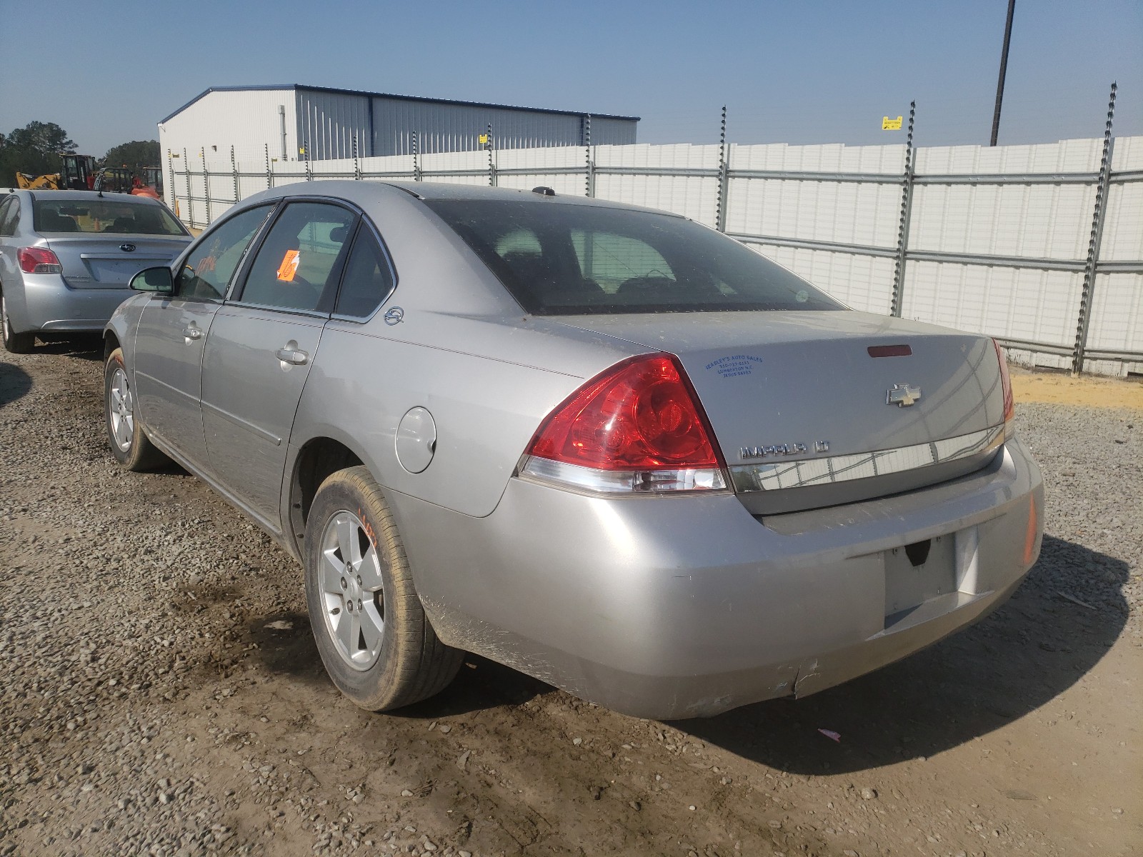 Photo 3 from auction – 2006 CHEVROLET IMPALA LT with VIN 2G1WT58K269118076