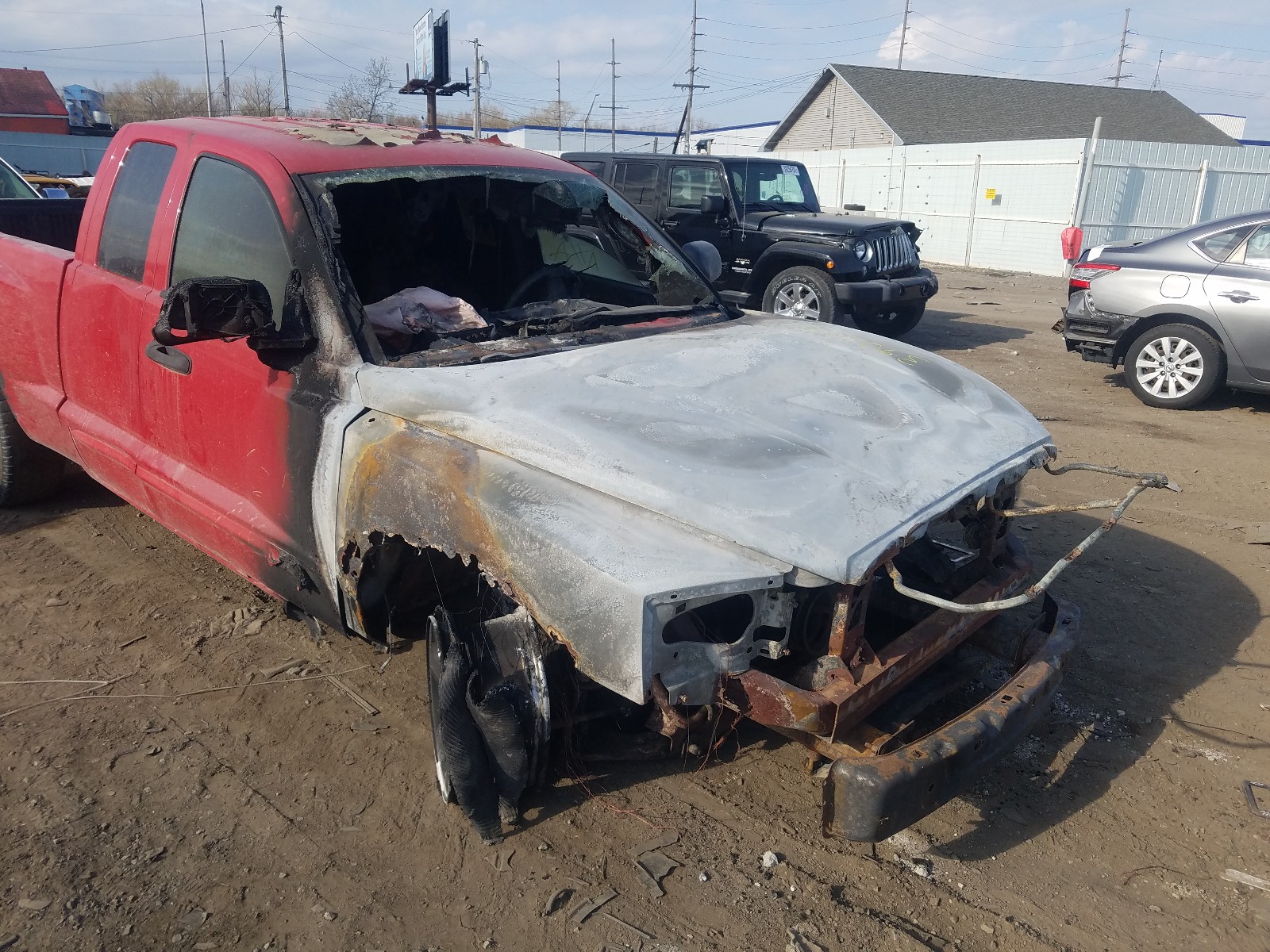 Photo 9 from auction – 2005 DODGE DAKOTA SLT with VIN 1D7HW42N35S200101