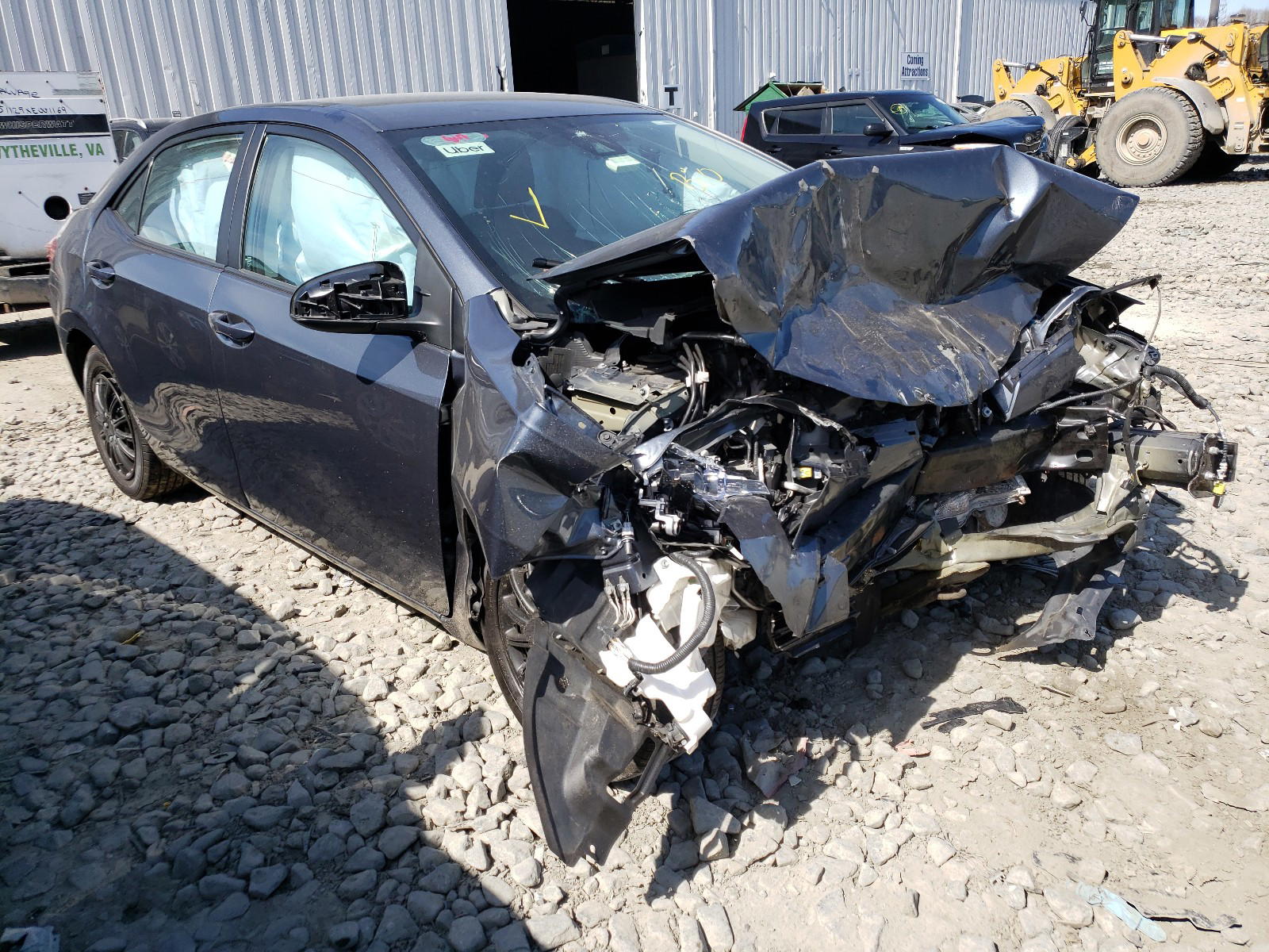 TOYOTA COROLLA L 2017 with VIN 2T1BURHEXHC861740 - Photo from auction